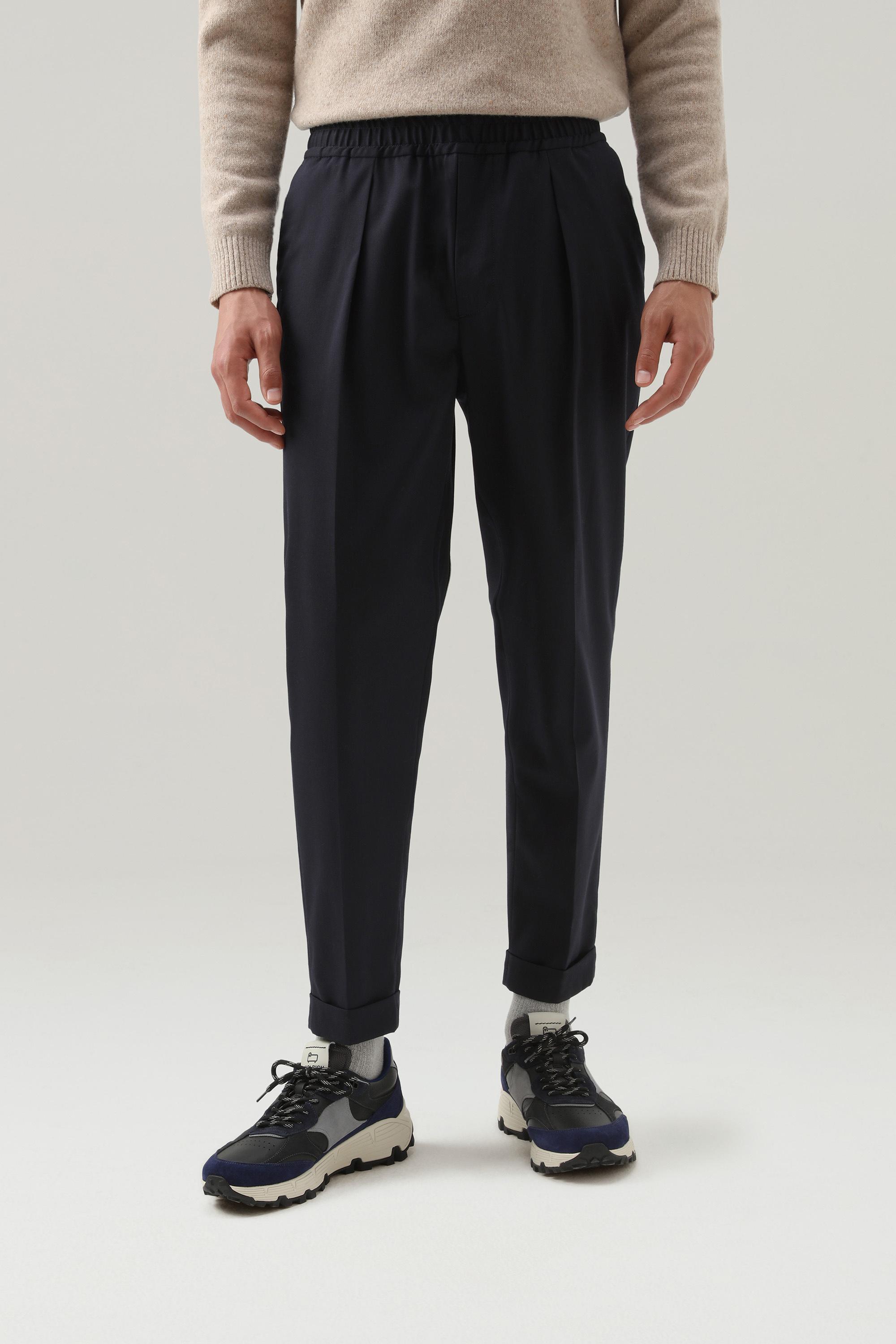 Commuting Pants in Eco-Comfort Wool Blend Blue photo 1 | Woolrich