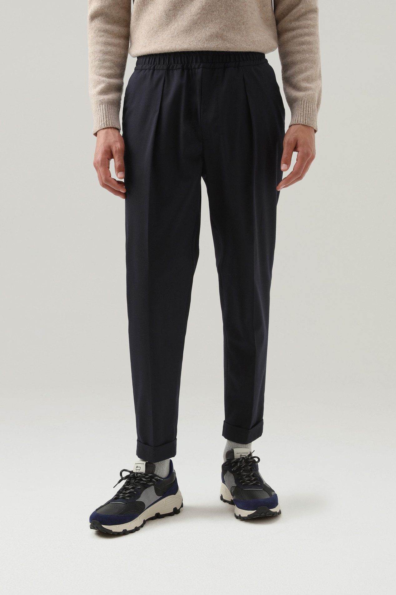Commuting Pants in Eco-Comfort Wool Blend Blue photo 1 | Woolrich