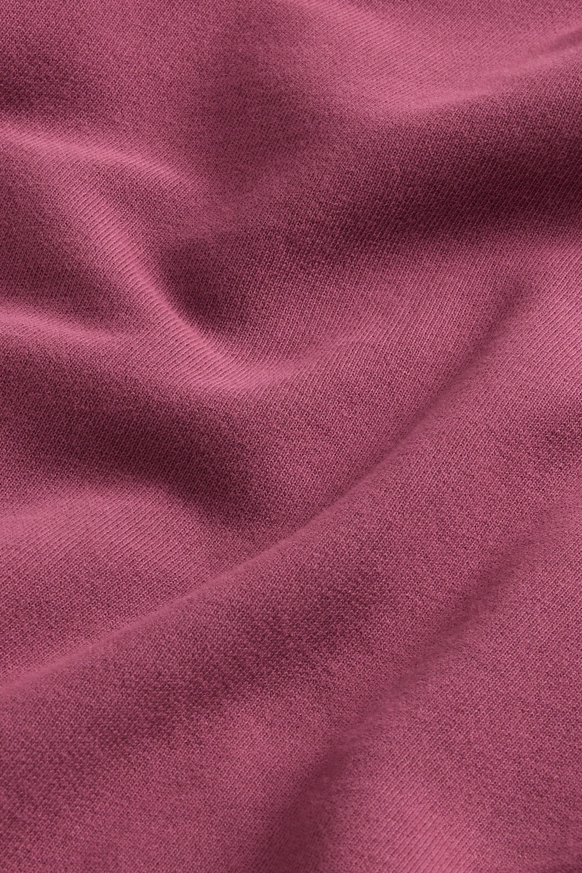 Stückgefärbtes Sweatshirt aus reiner Baumwolle mit Rundhalsausschnitt und Logo Burgunderrot photo 2 | Woolrich