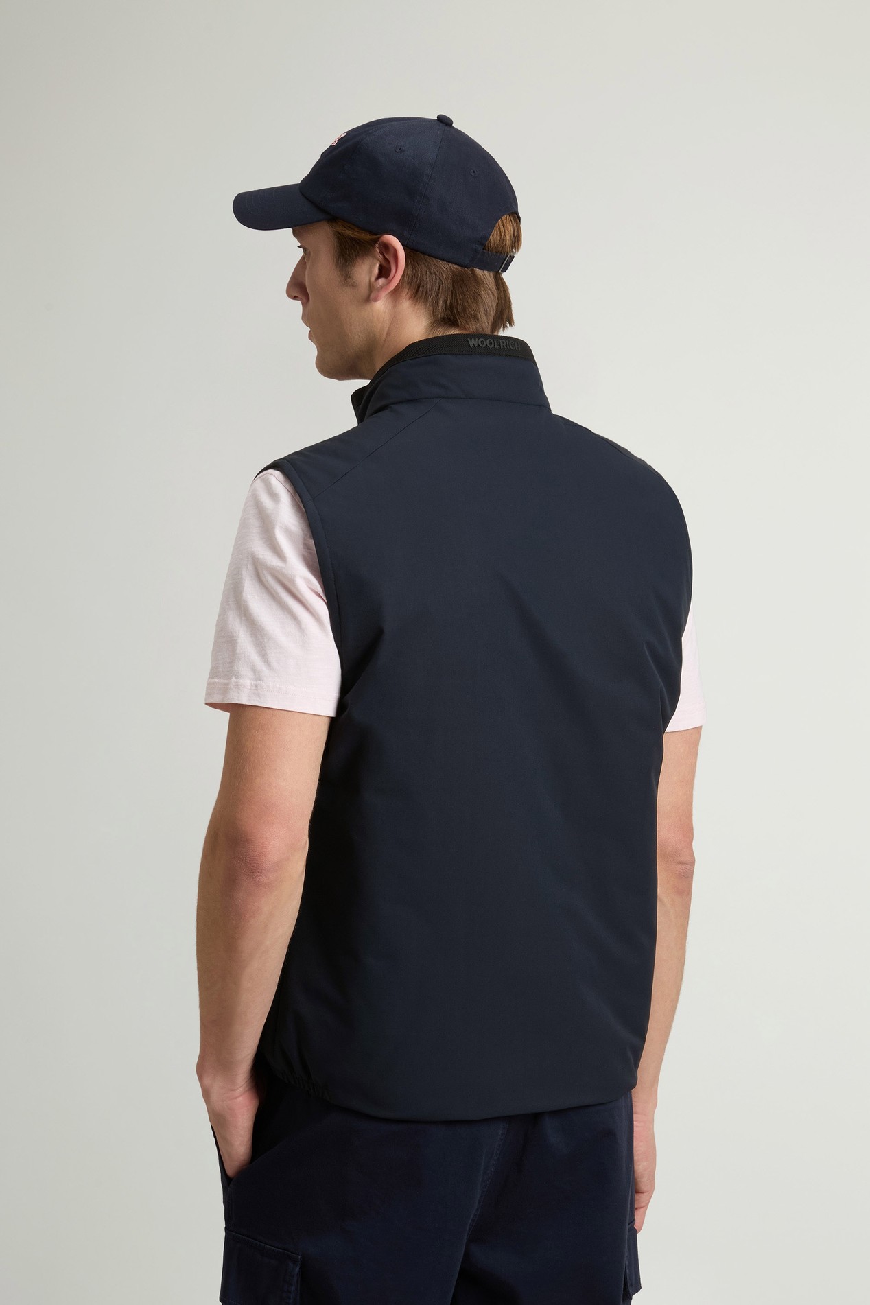 Quilted Sailing Vest in Two-layered Fabric Blue photo 3 | Woolrich