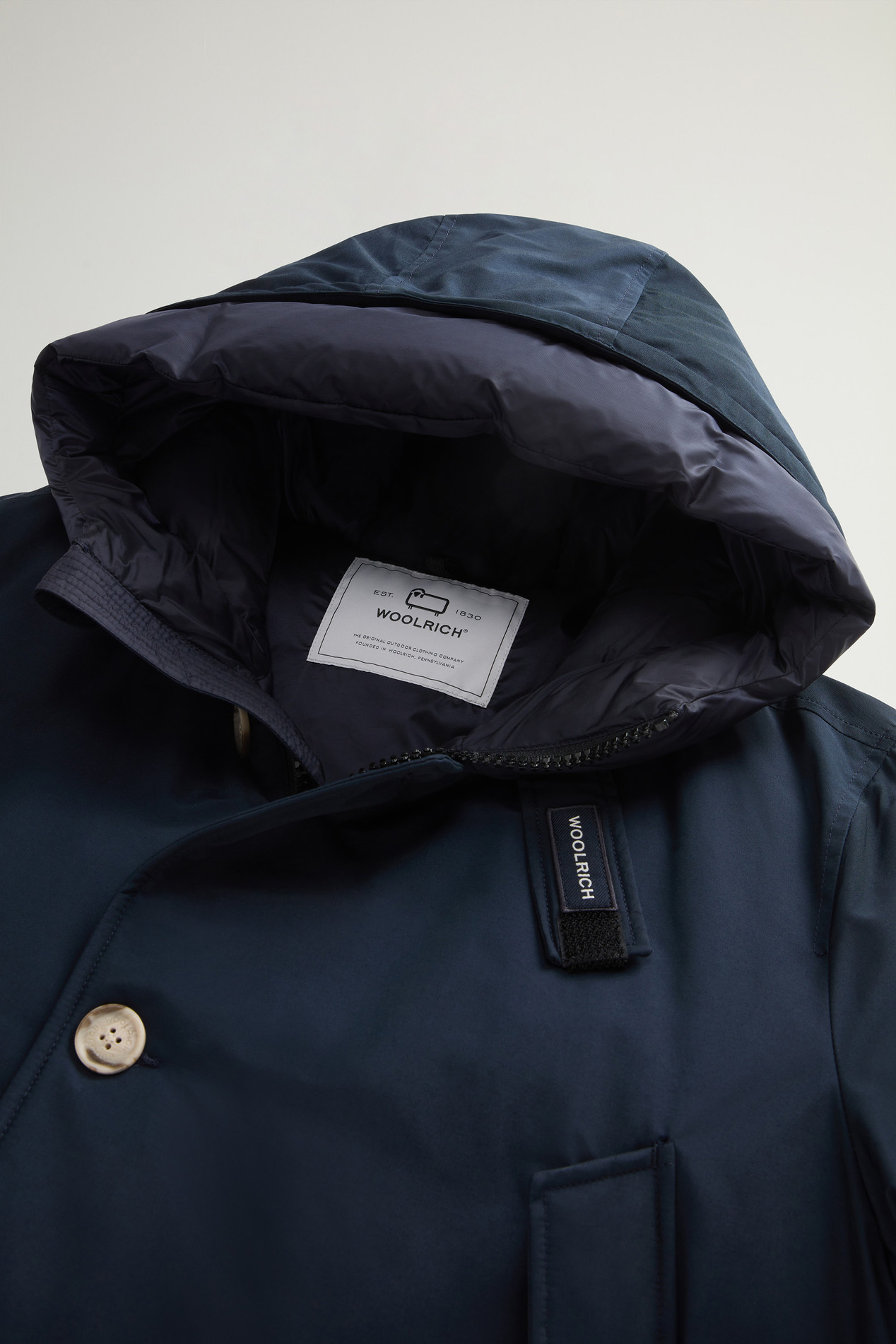 Arctic Parka aus Ramar Cloth Blau photo 6 | Woolrich