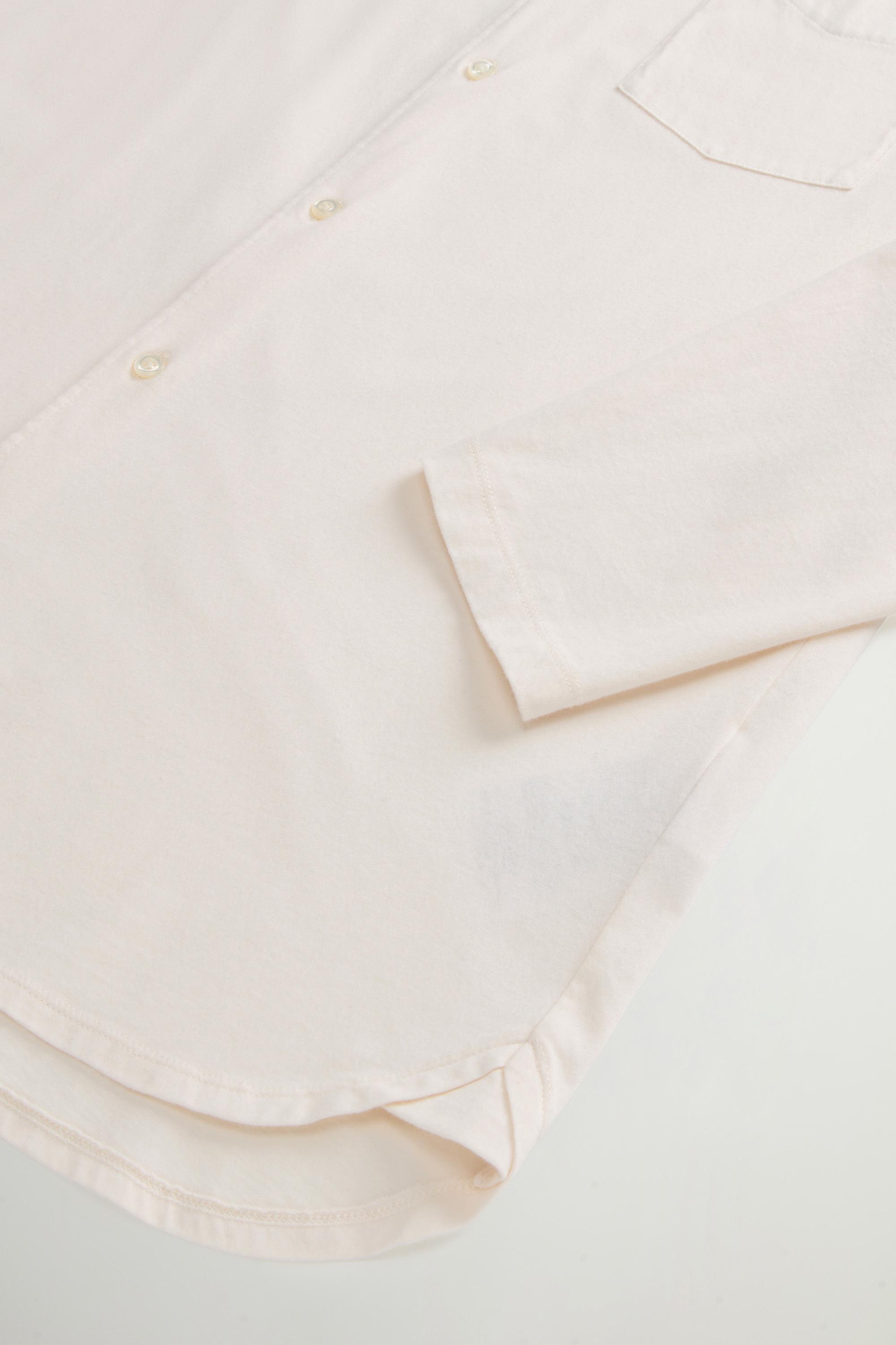 Shirt in Pure Cotton Jersey White photo 7 | Woolrich