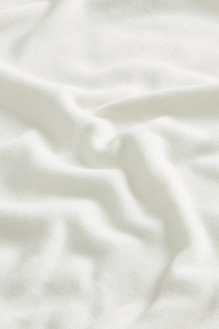 Crewneck Sweater in Cotton Blend White photo 6 | Woolrich