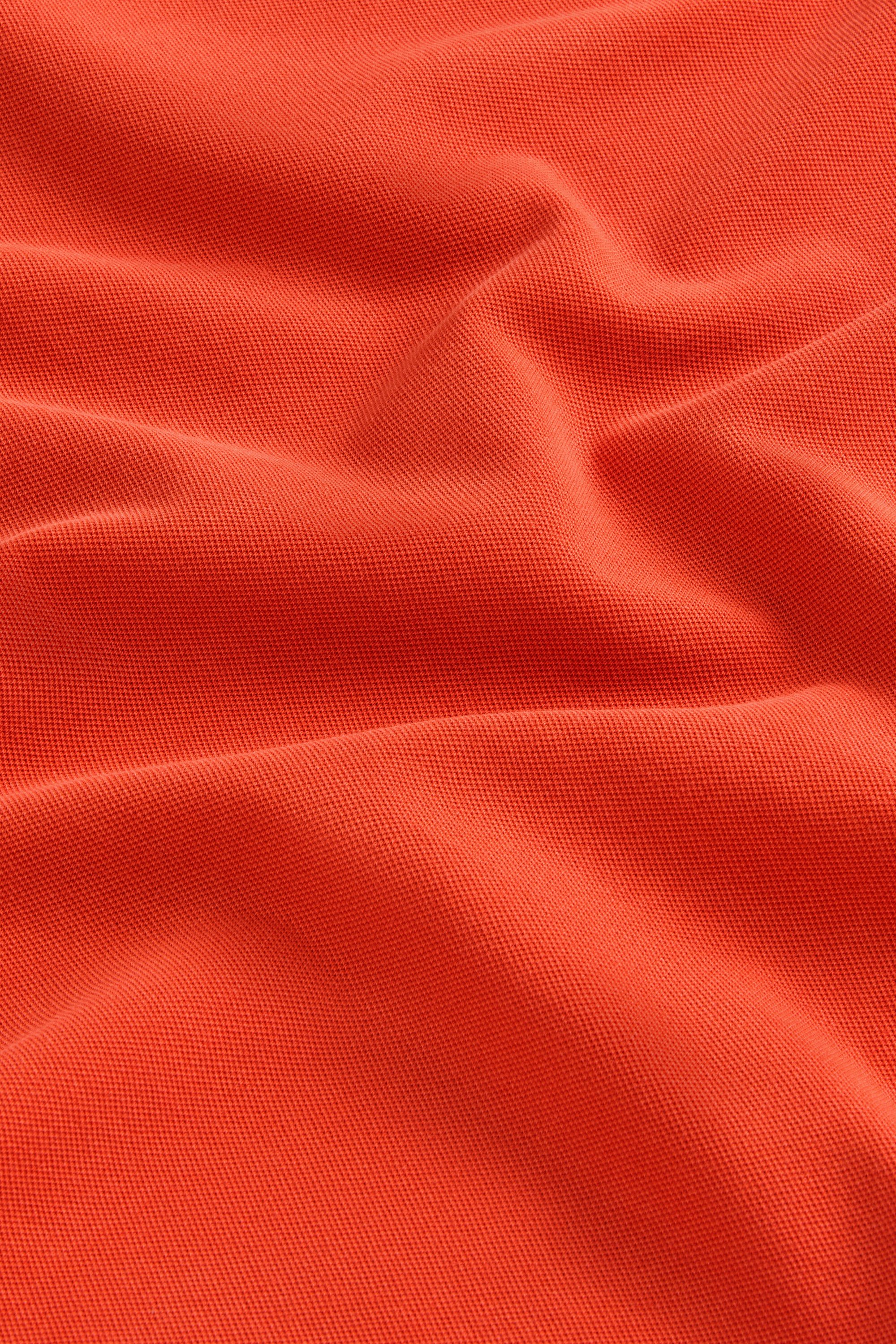 Mackinack Polo teint en pièce en sergé de coton stretch Orange photo 7 | Woolrich
