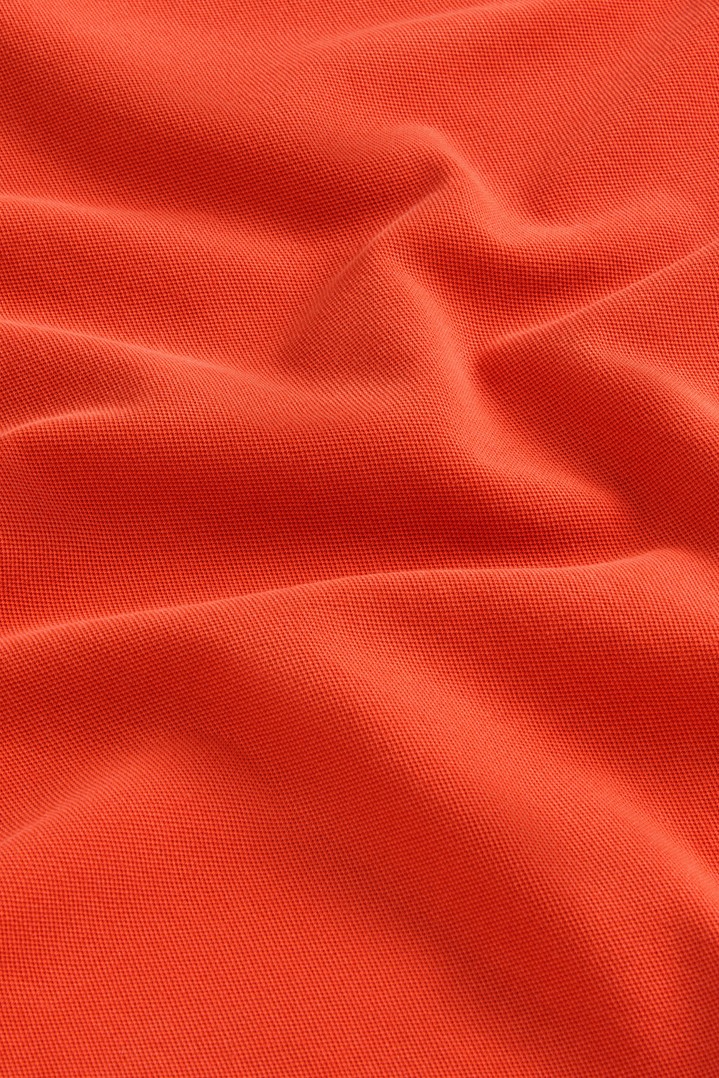 Mackinack Polo teint en pièce en sergé de coton stretch Orange photo 7 | Woolrich