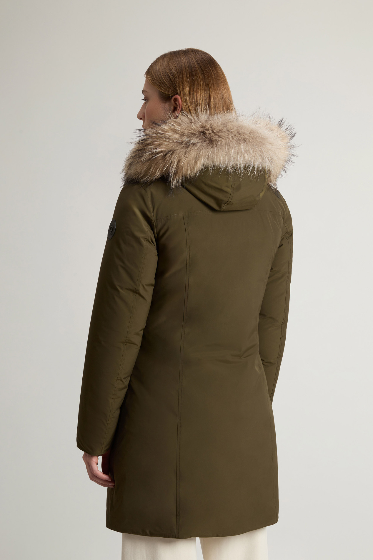 Modern Vail Parka with Detachable Hood Green photo 3 | Woolrich
