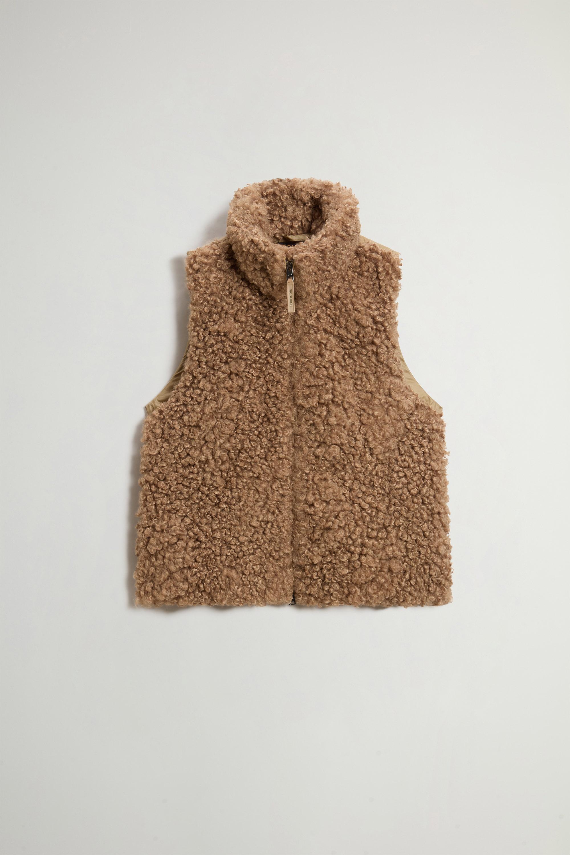 HYBRID CURLY VEST Beige photo 5 | Woolrich