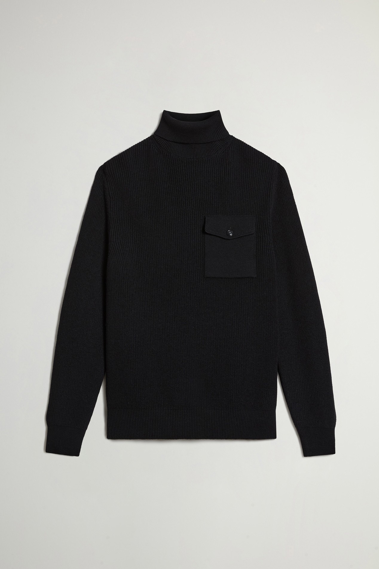 Coltrui van zuivere Merino-scheerwol Zwart photo 1 | Woolrich