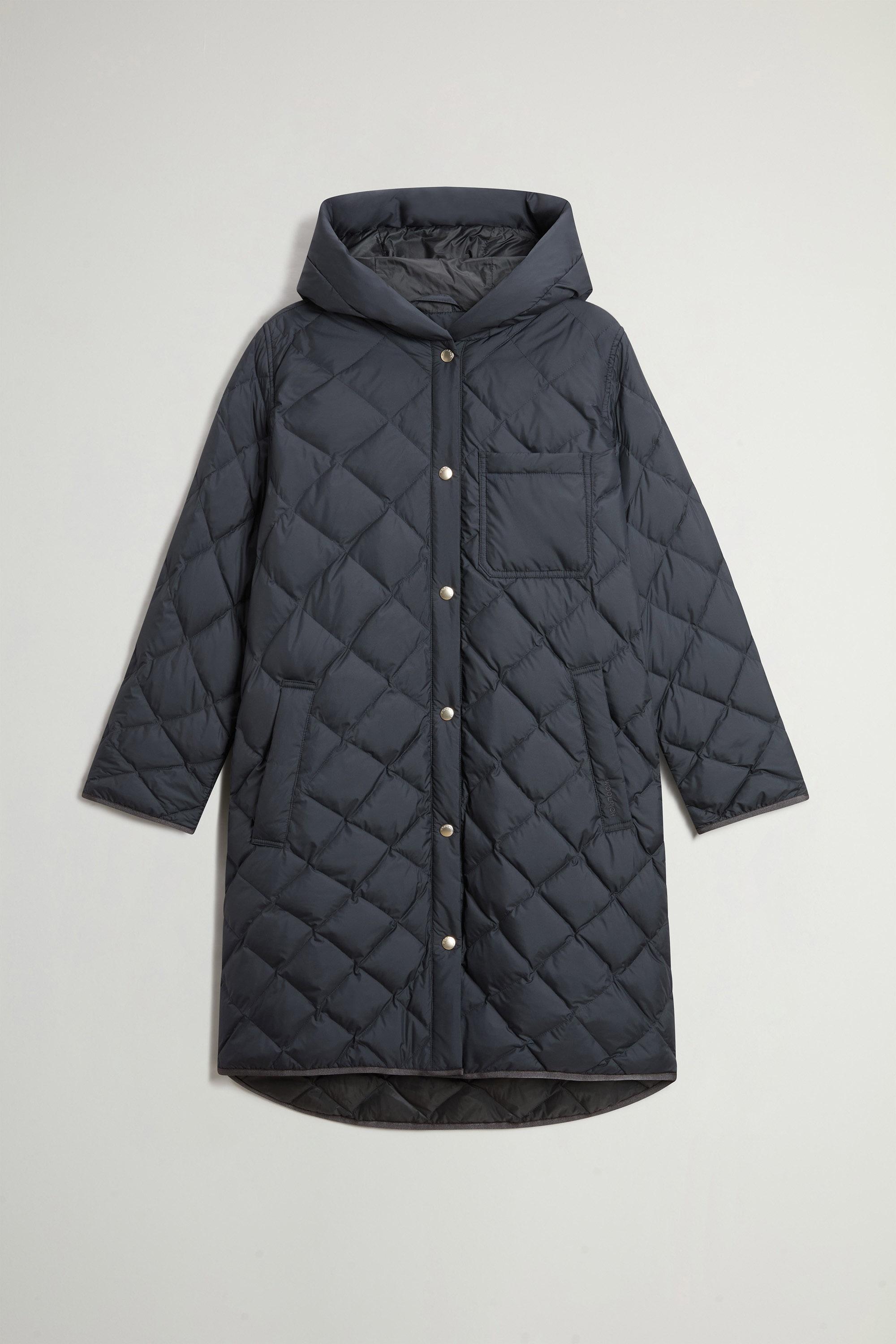Parka mit Steppung aus Mikrofaser Grau photo 5 | Woolrich