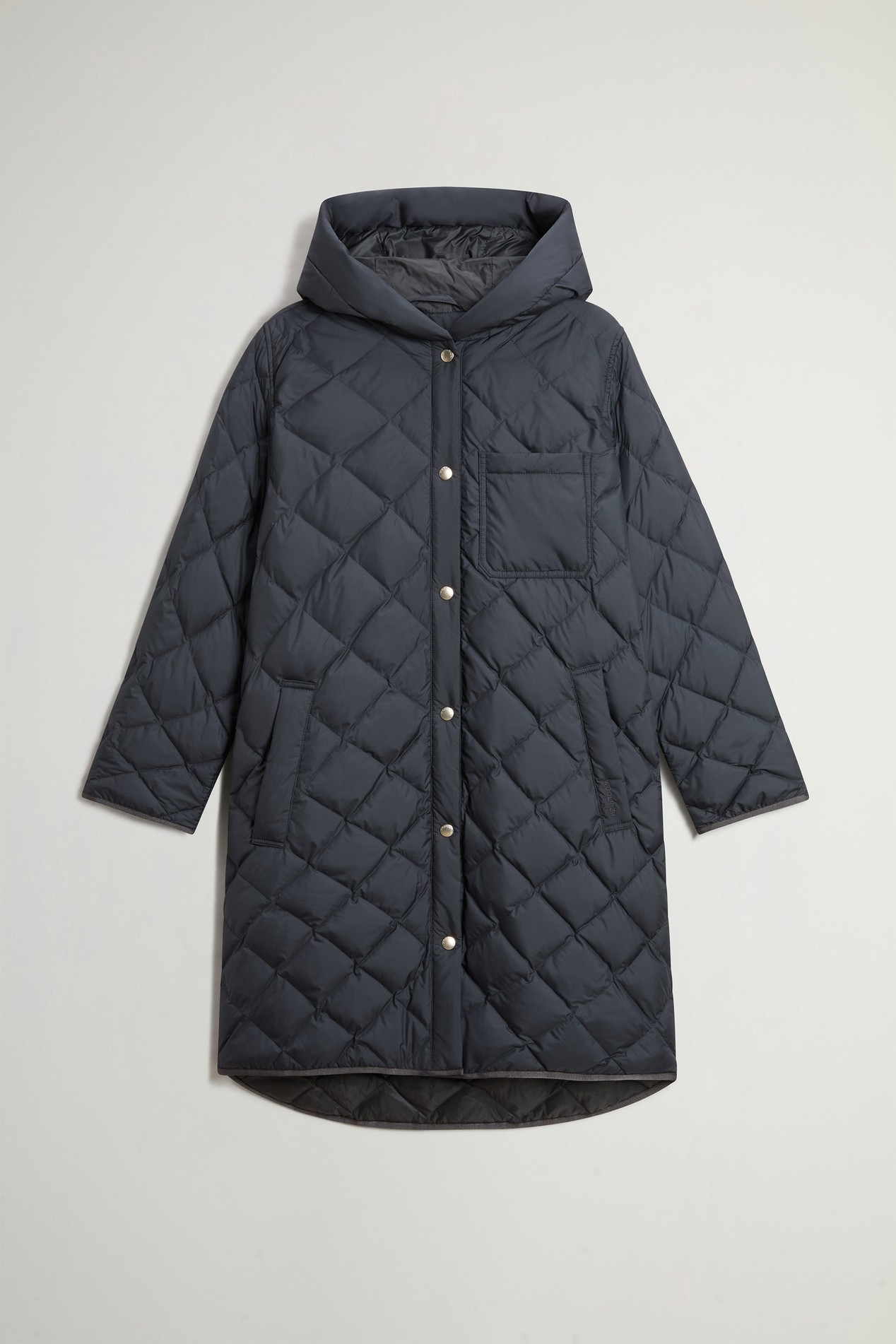 Parka mit Steppung aus Mikrofaser Grau photo 5 | Woolrich