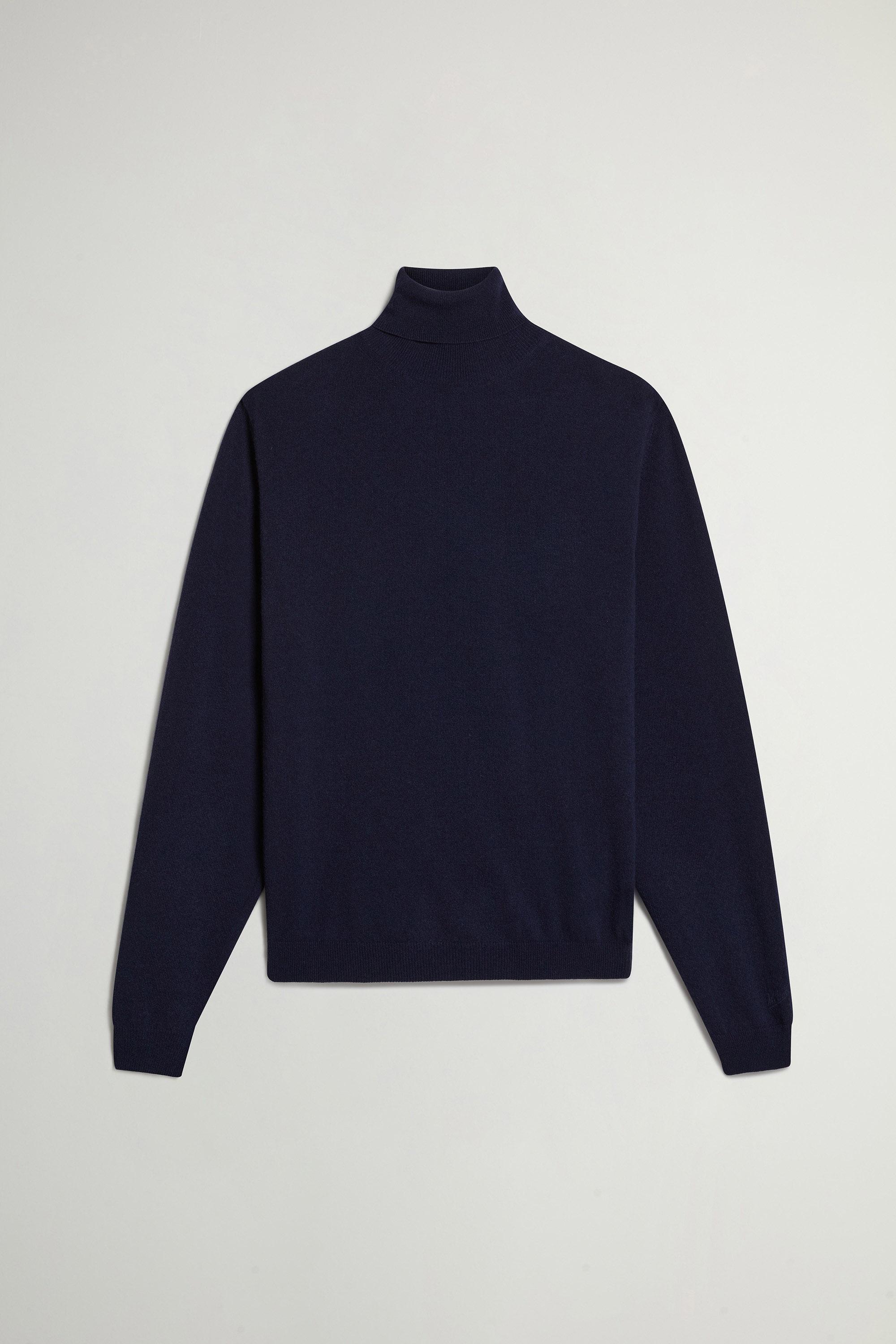 Turtleneck Sweater in Pure Virgin Wool Blue photo 1 | Woolrich