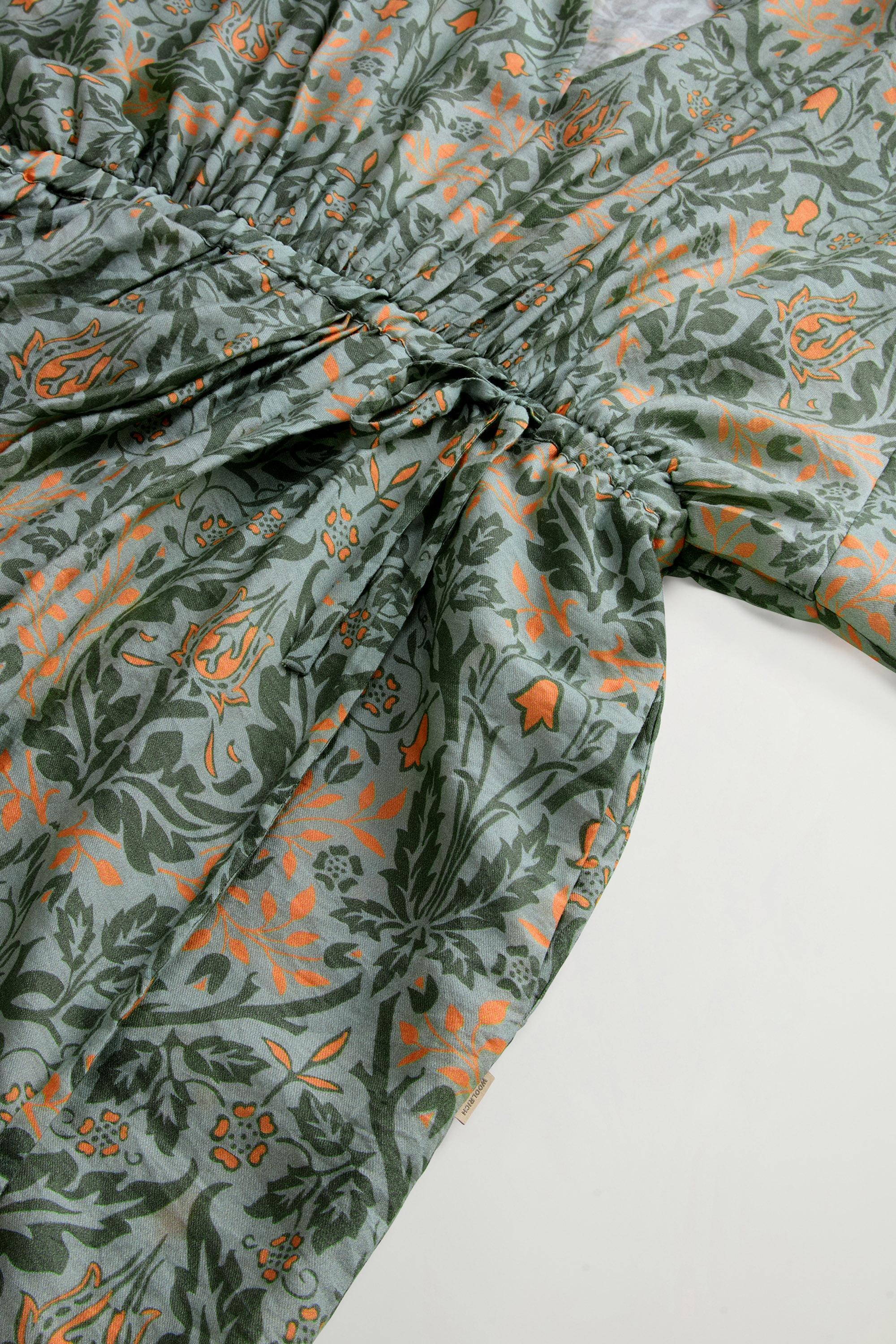 FLUID SHIRT DRESS Green photo 7 | Woolrich