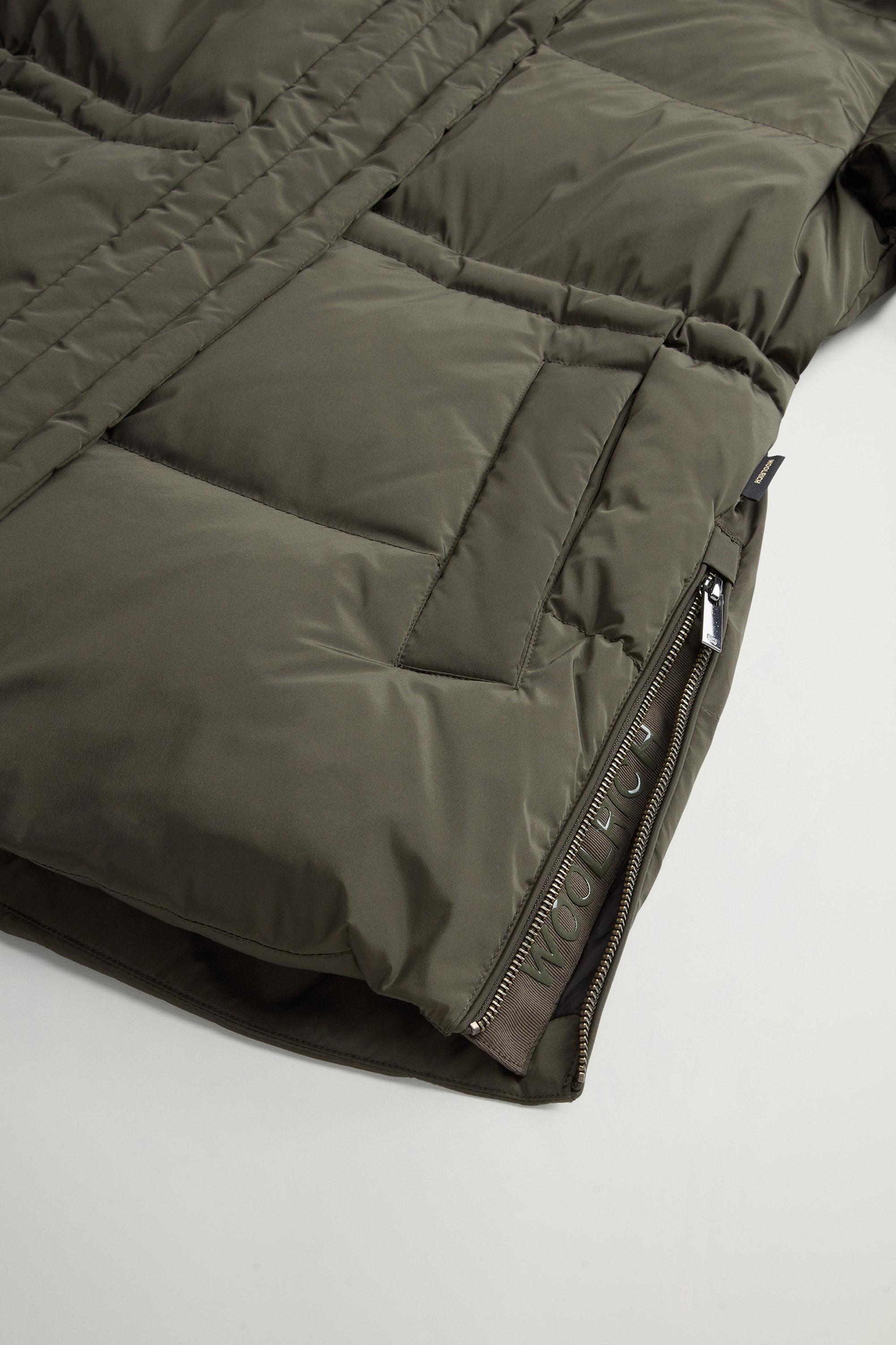 Alsea Stretch Nylon Down Jacket with Removable Hood Green photo 9 | Woolrich