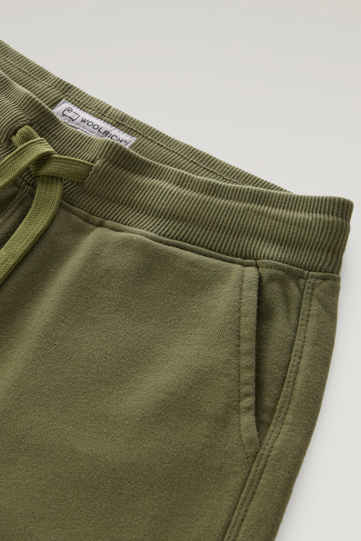FLEECE SHORT Green photo 4 | Woolrich