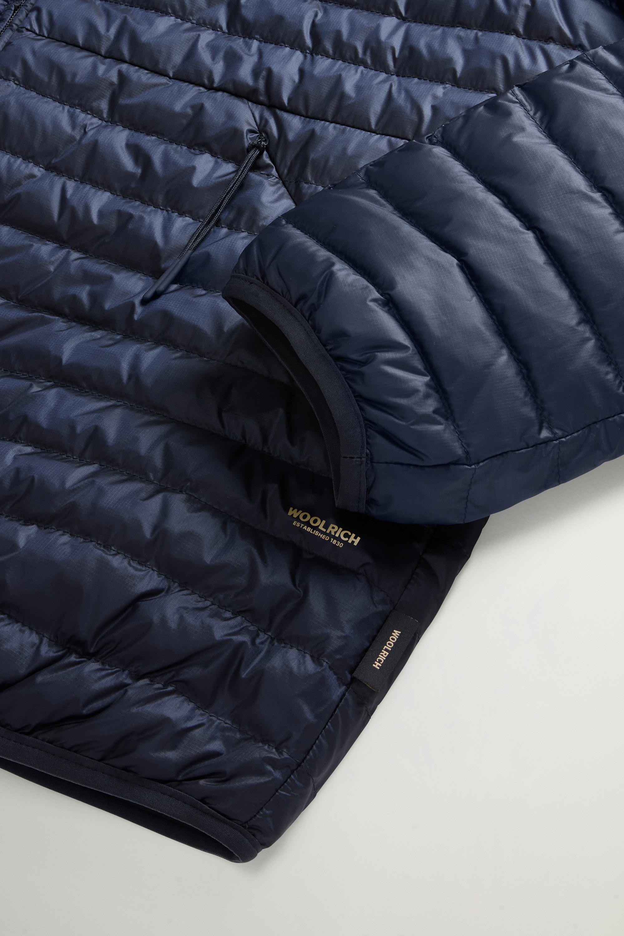 Lightweight Allen Down Jacket in Ripstop Nylon Blue photo 7 | Woolrich