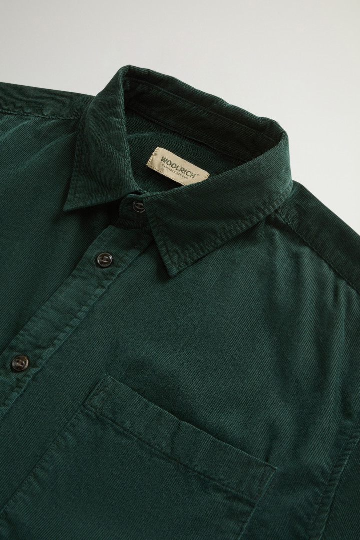 CORDUROY MACKEY SHIRT GD Green photo 6 | Woolrich