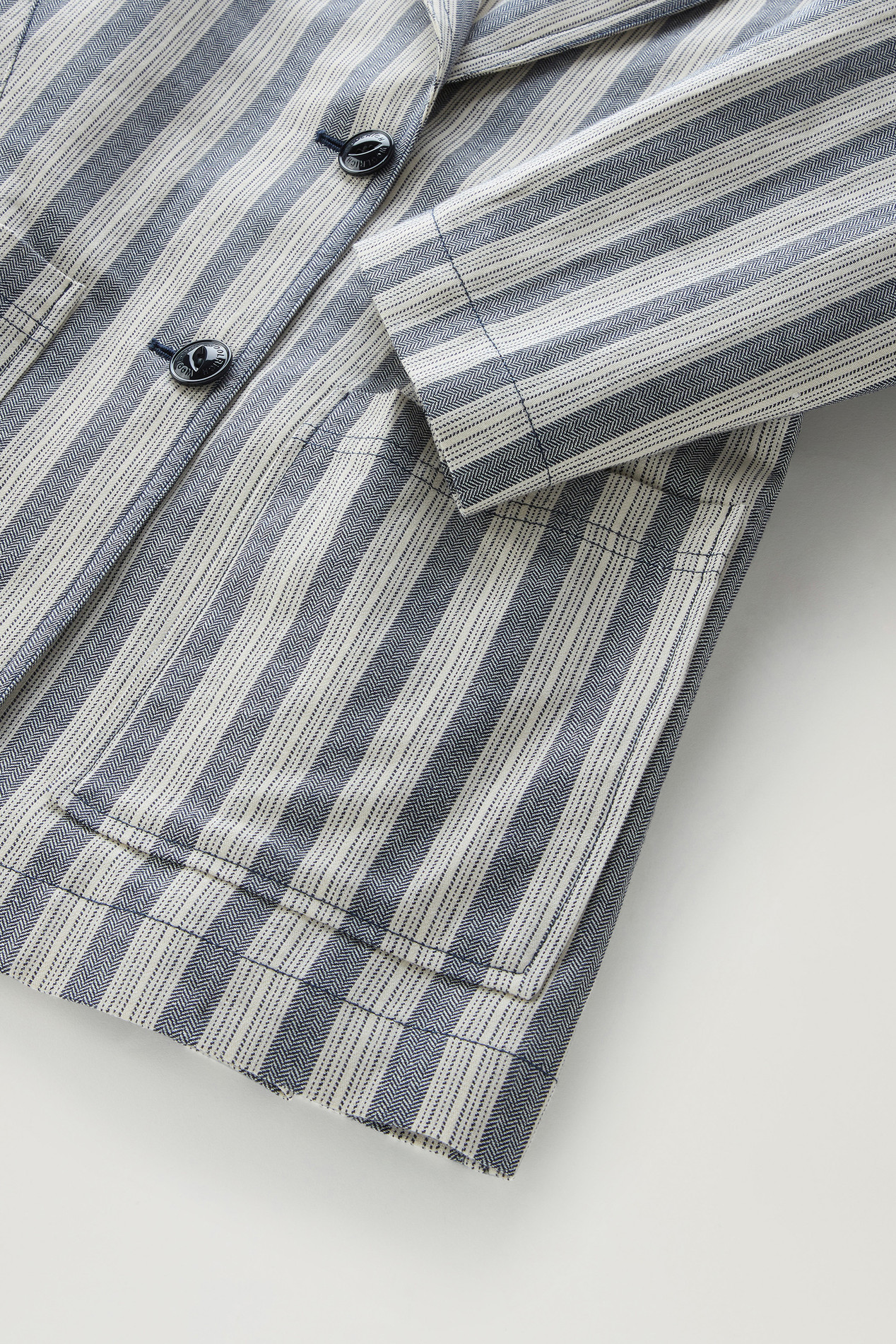 Marine Jacket in Cotton and Linen Multicolor photo 3 | Woolrich