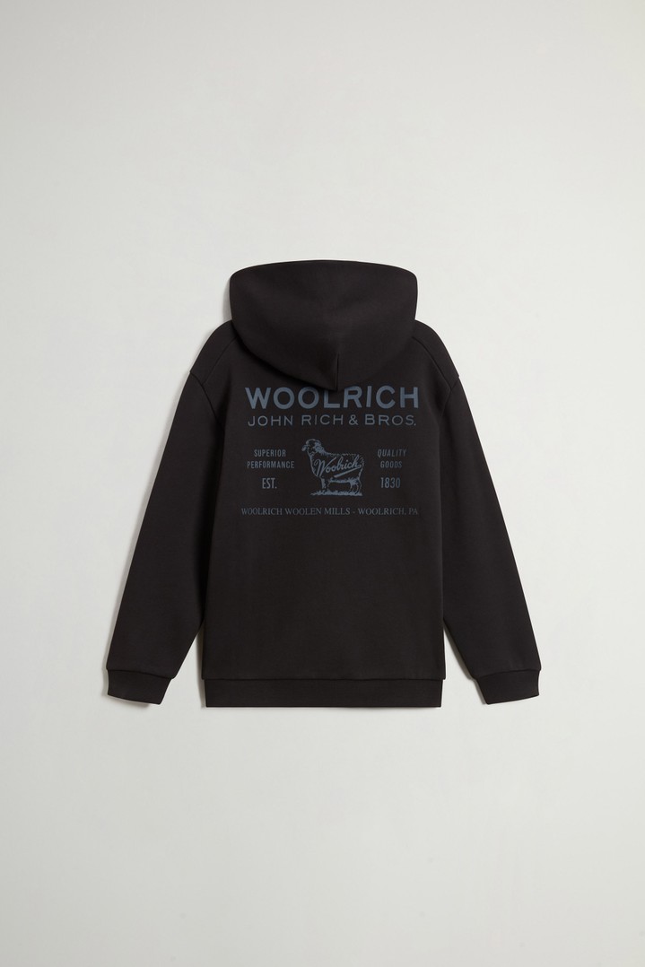 GRAPHIC LEGACY HOODIE Black photo 2 | Woolrich