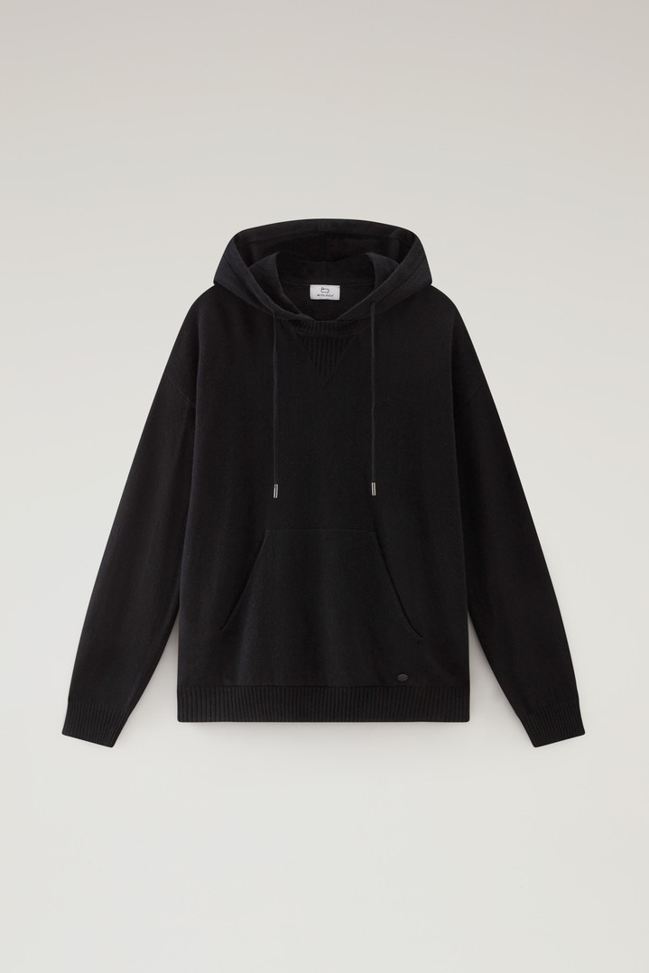 Sweater in Wool Blend with Dégradé Effect Black photo 1 | Woolrich