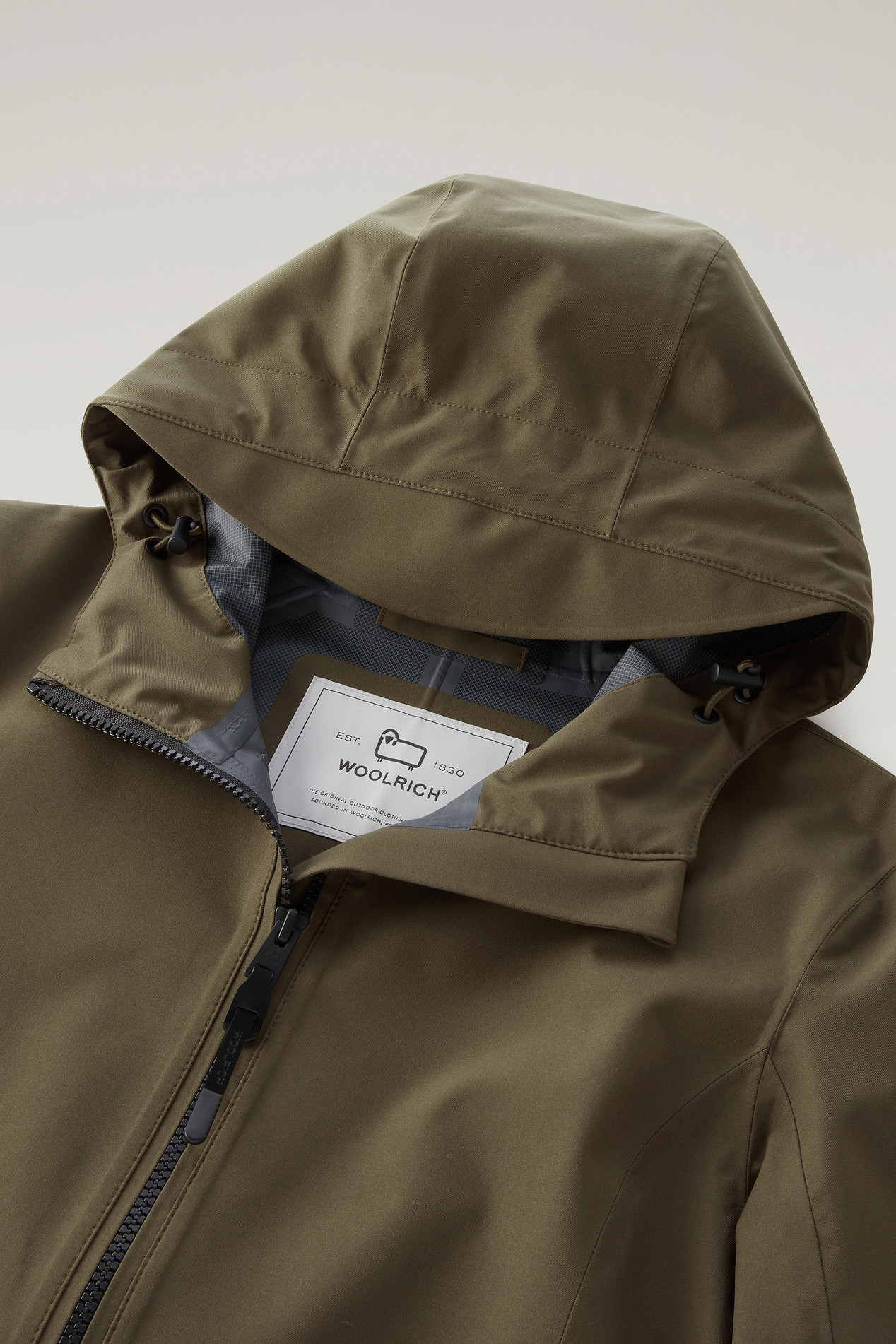 Waterproof Leavitt Lightweight Parka with Hood Green photo 2 | Woolrich