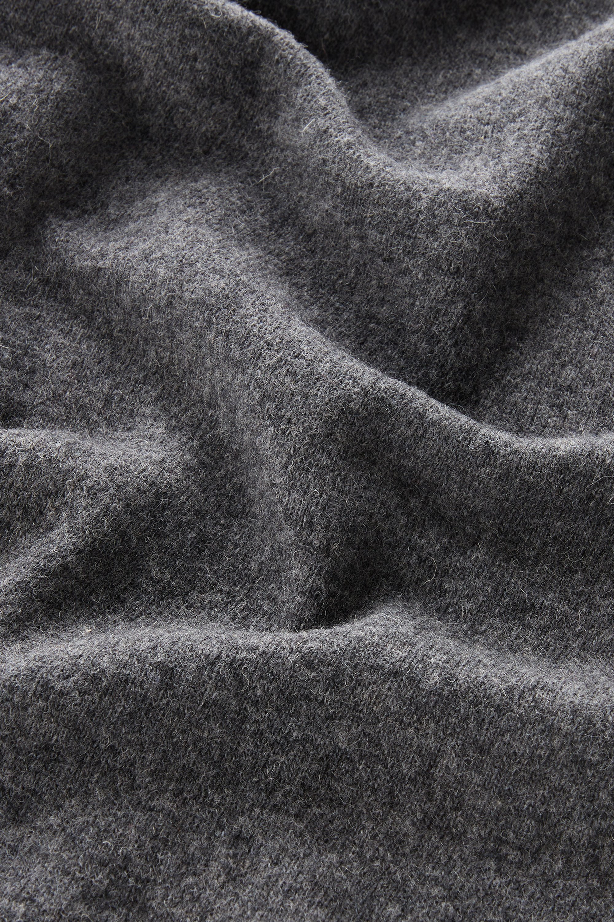 Turtleneck Sweater in Merino Wool Blend Gray photo 4 | Woolrich