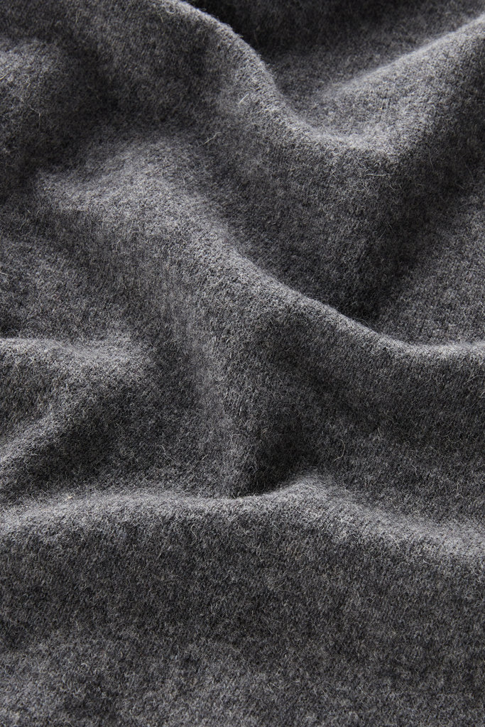 Turtleneck Sweater in Merino Wool Blend Gray photo 4 | Woolrich