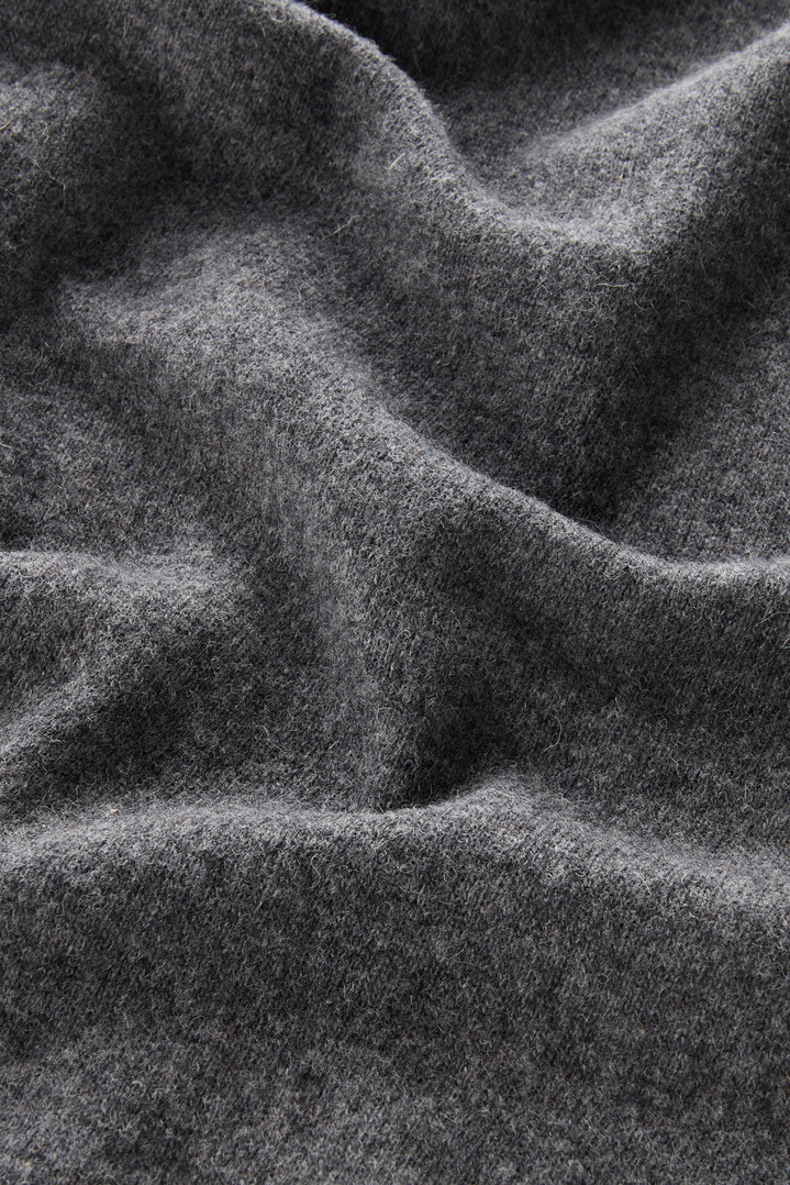 Turtleneck Sweater in Merino Wool Blend Gray photo 4 | Woolrich
