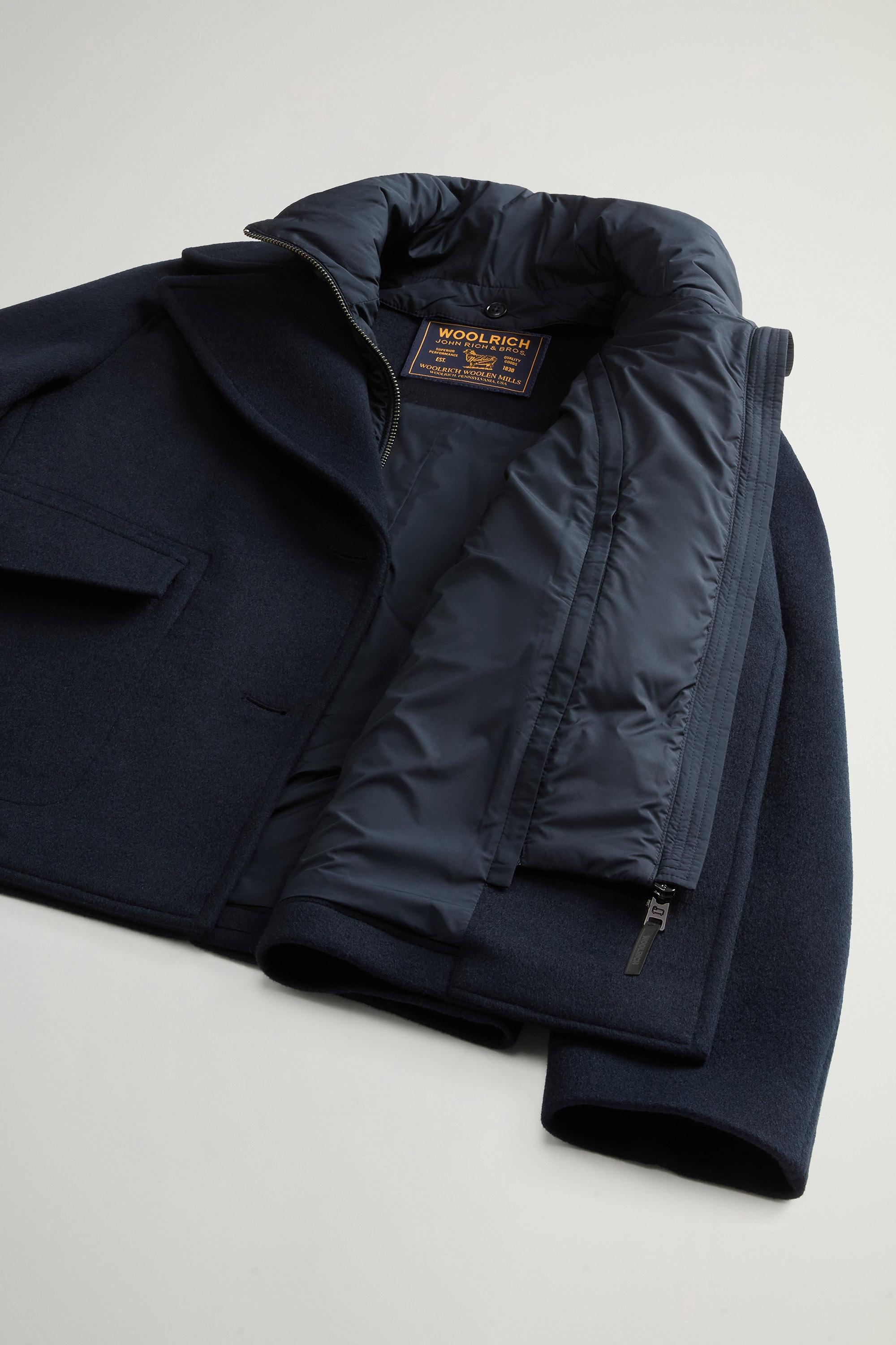 MELTON WOOL 2IN1 PEACOAT Blue photo 9 | Woolrich