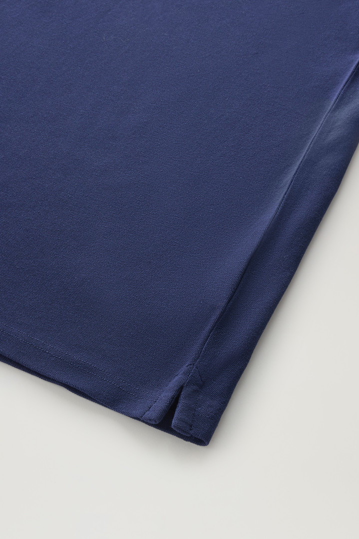 ICE COTTON POLO Blue photo 3 | Woolrich
