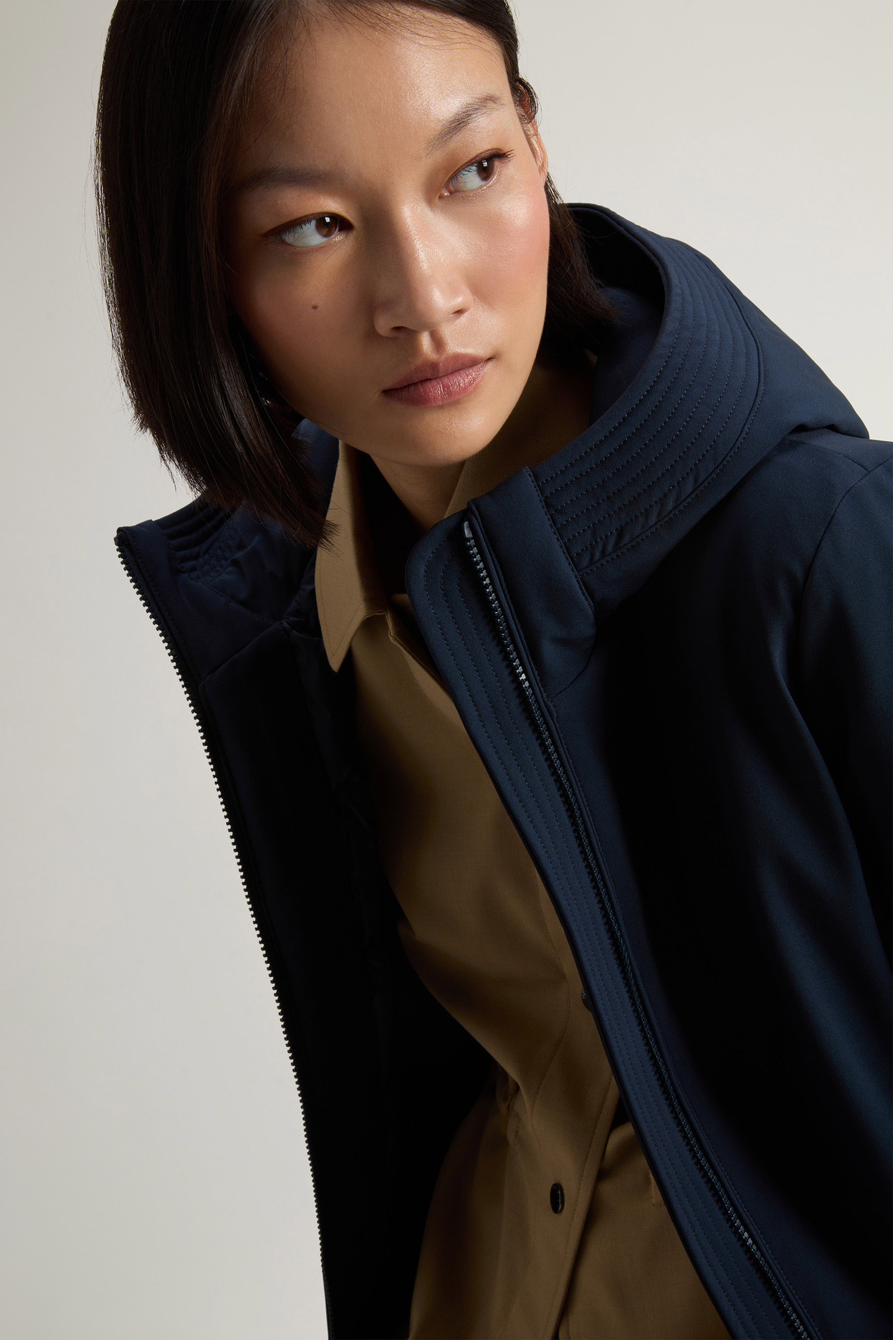 Firth Parka in Tech Softshell Blue photo 4 | Woolrich