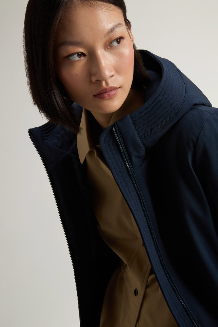 Firth Parka in Tech Softshell Blue photo 4 | Woolrich