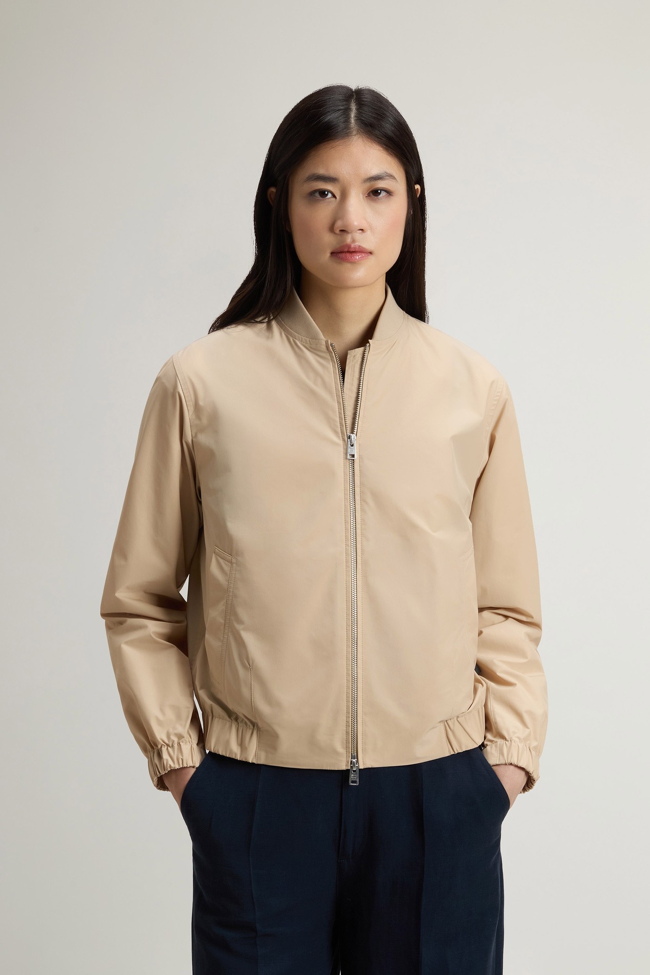 Urban Touch Bomber Jacket Beige photo 1 | Woolrich