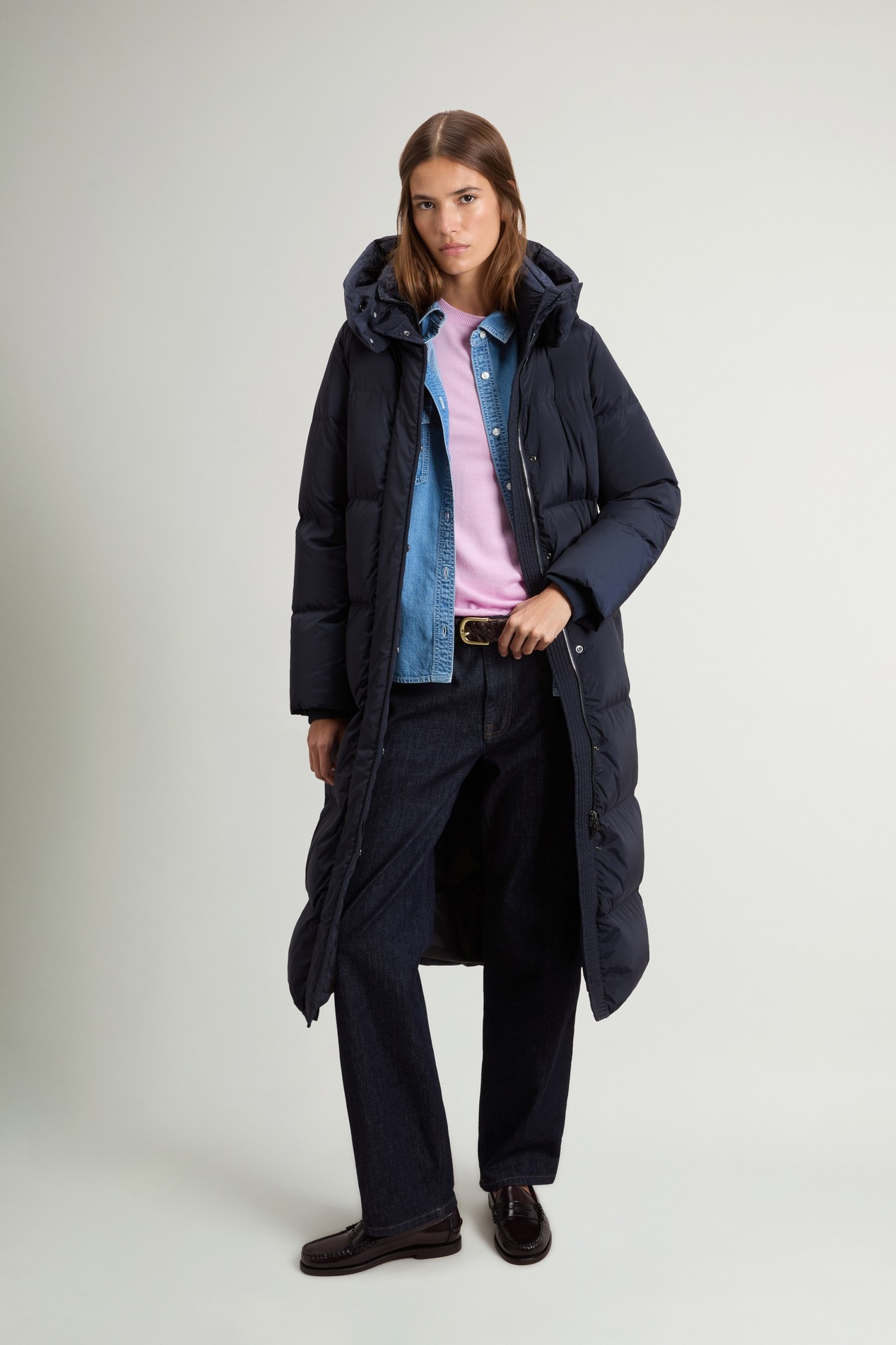 Long Kelly Parka Blue photo 2 | Woolrich