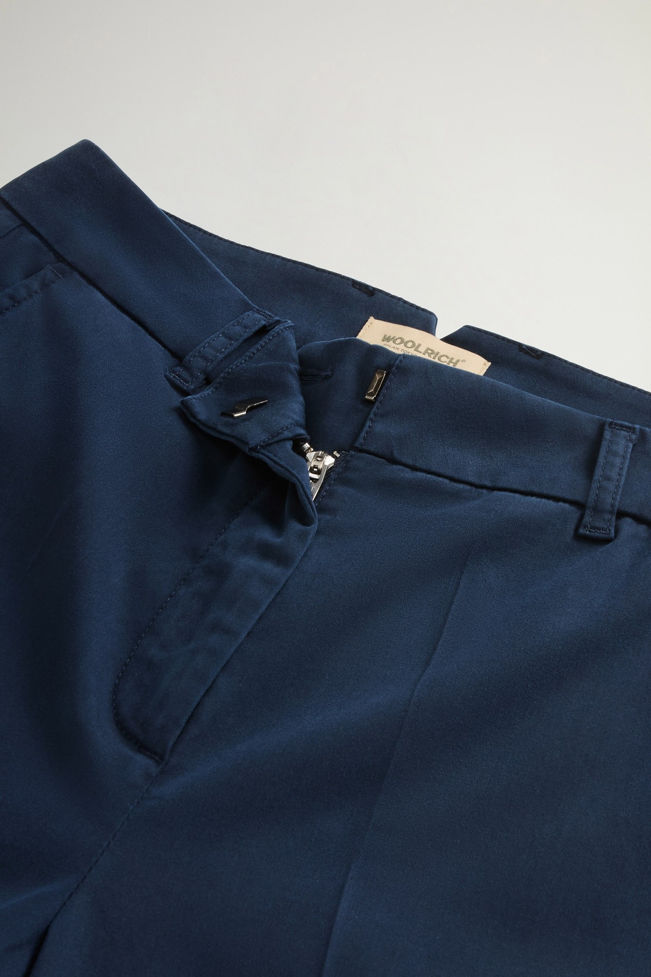 Chino Pants in Stretch Cotton Blend Blue photo 4 | Woolrich