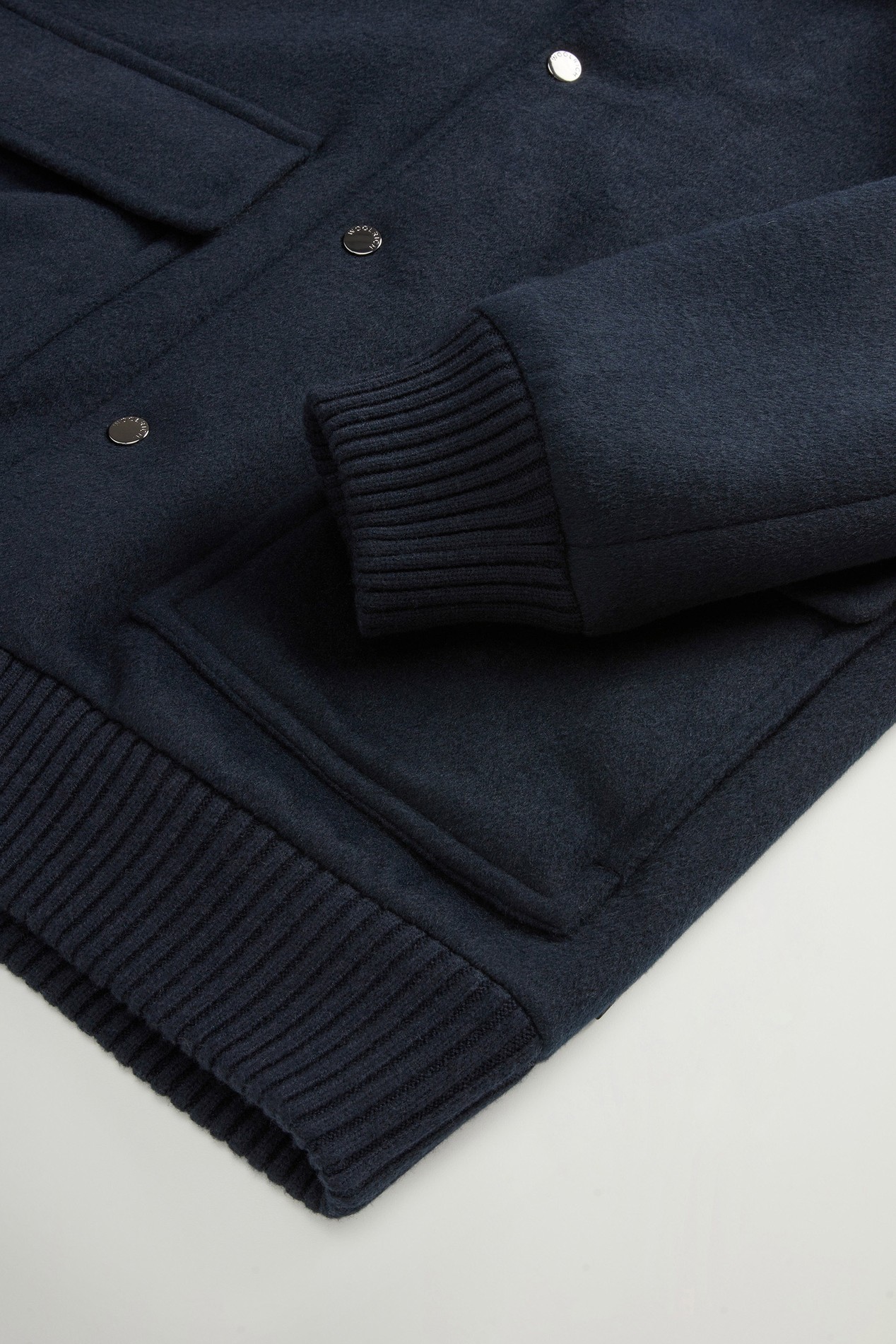 Miles Bomber Jacket in Wool Blend Blue photo 7 | Woolrich