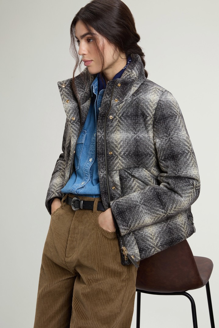 AZTEC WOOL PUFFER JACKET Bianco photo 4 | Woolrich