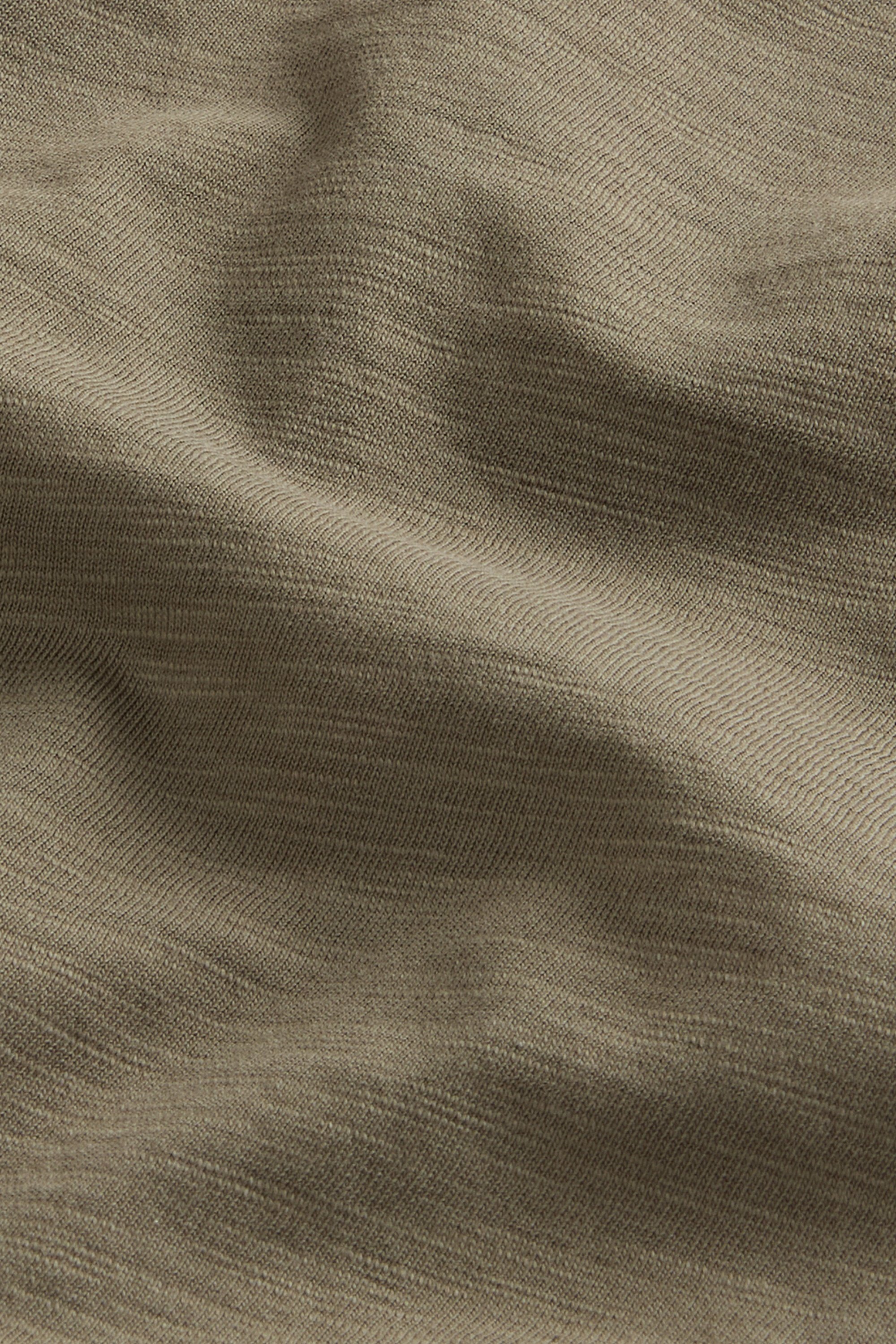 Slub T-Shirt in Pure Cotton Green photo 2 | Woolrich