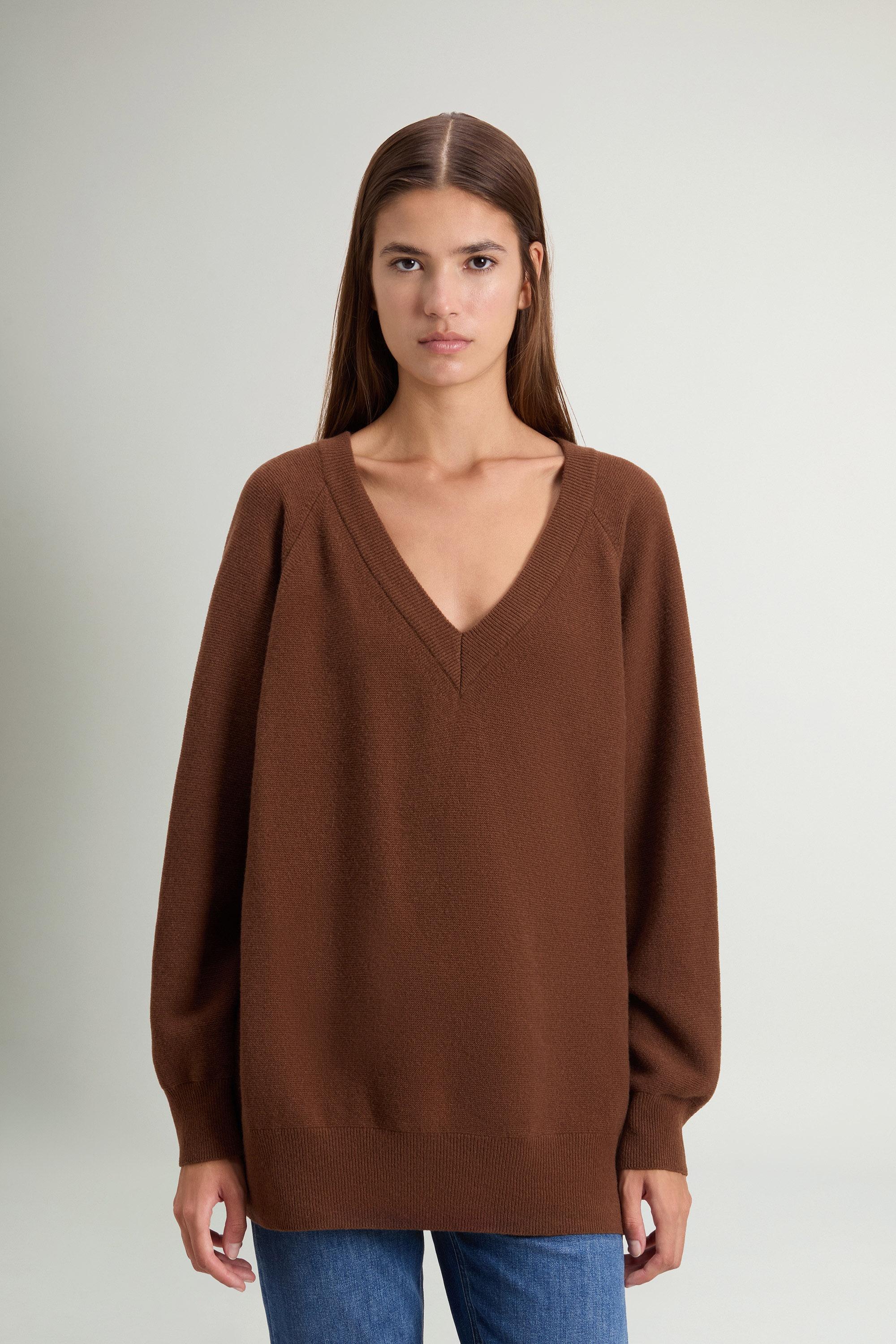 Sweater in Virgin Wool and Cashmere Brown photo 1 | Woolrich