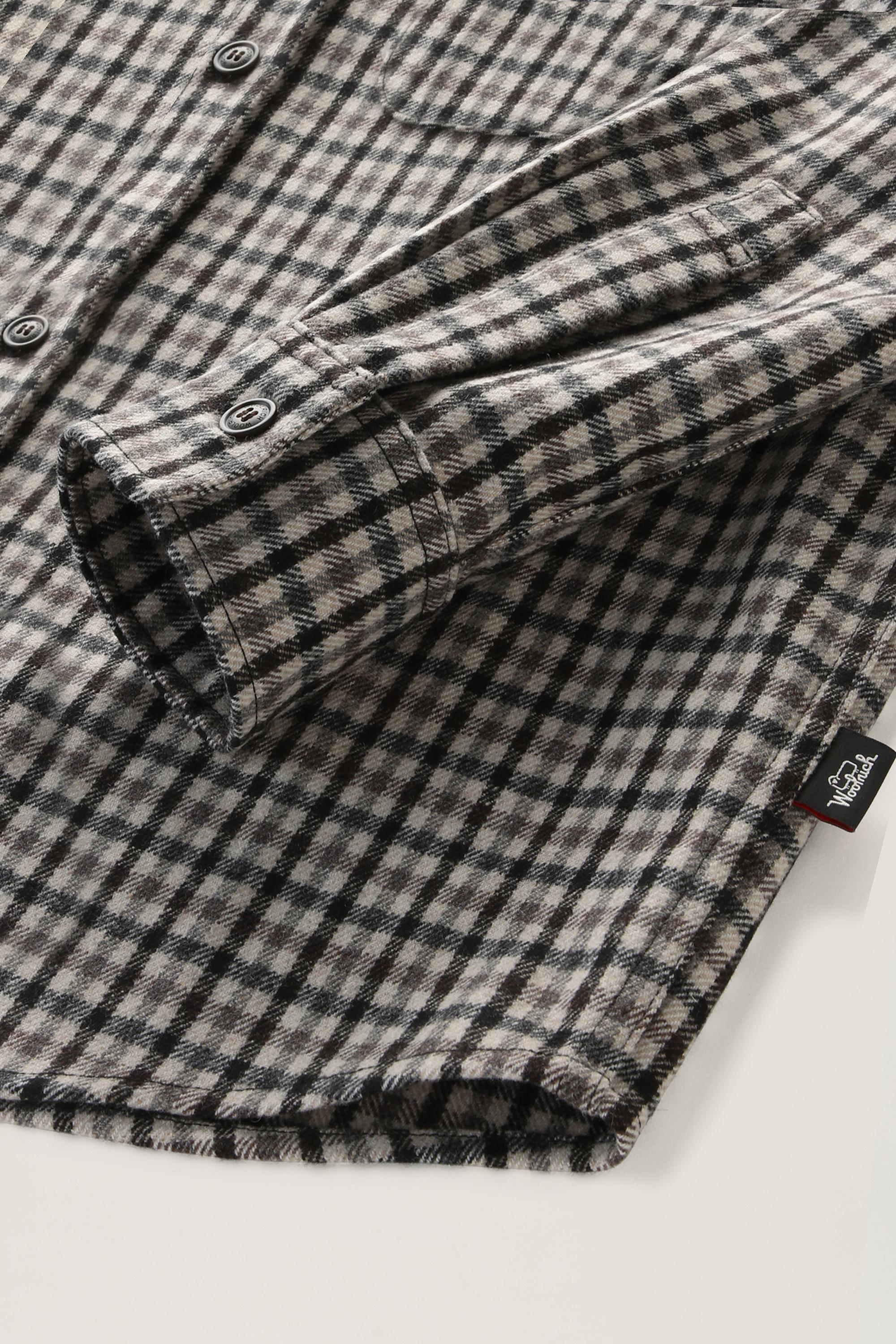 Wool Blend Oxbow Flannel Overshirt - Made in USA Multicolor photo 8 | Woolrich