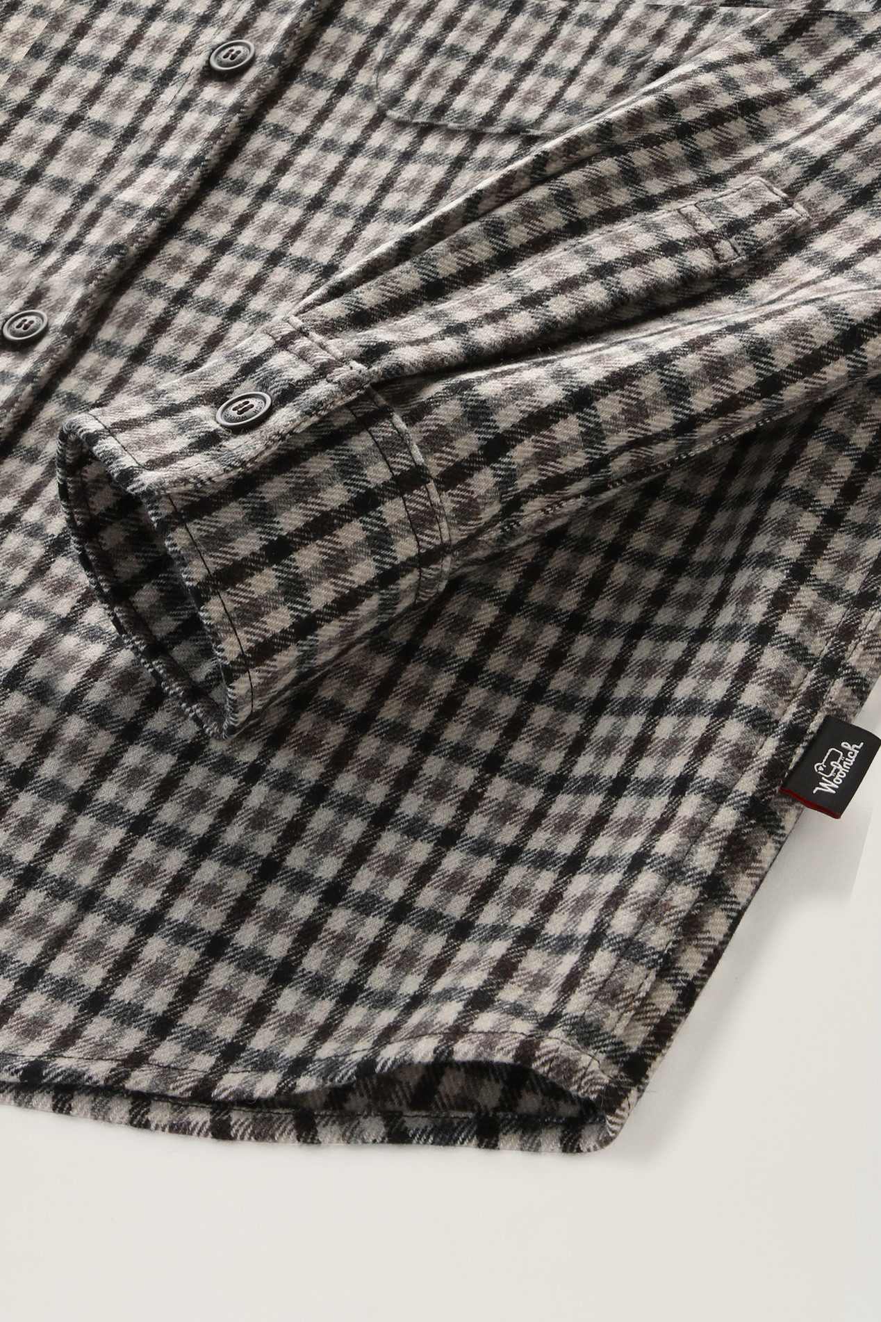 Wool Blend Oxbow Flannel Overshirt - Made in USA Multicolor photo 8 | Woolrich