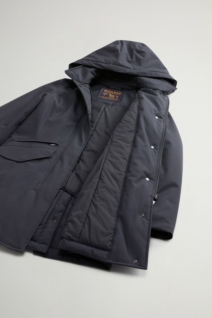 Manteau en Light Stretch à capuche amovible Gris photo 8 | Woolrich