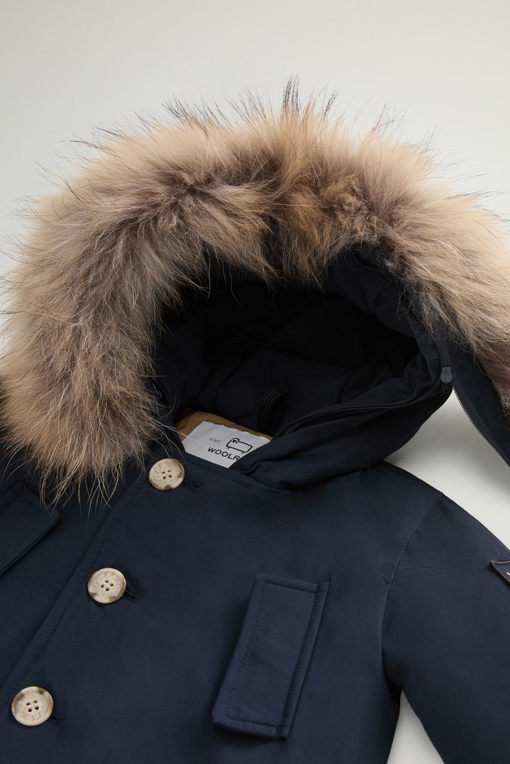 Babies’ Ramar Cloth Parka with Removable Fur Detail Blue photo 3 | Woolrich