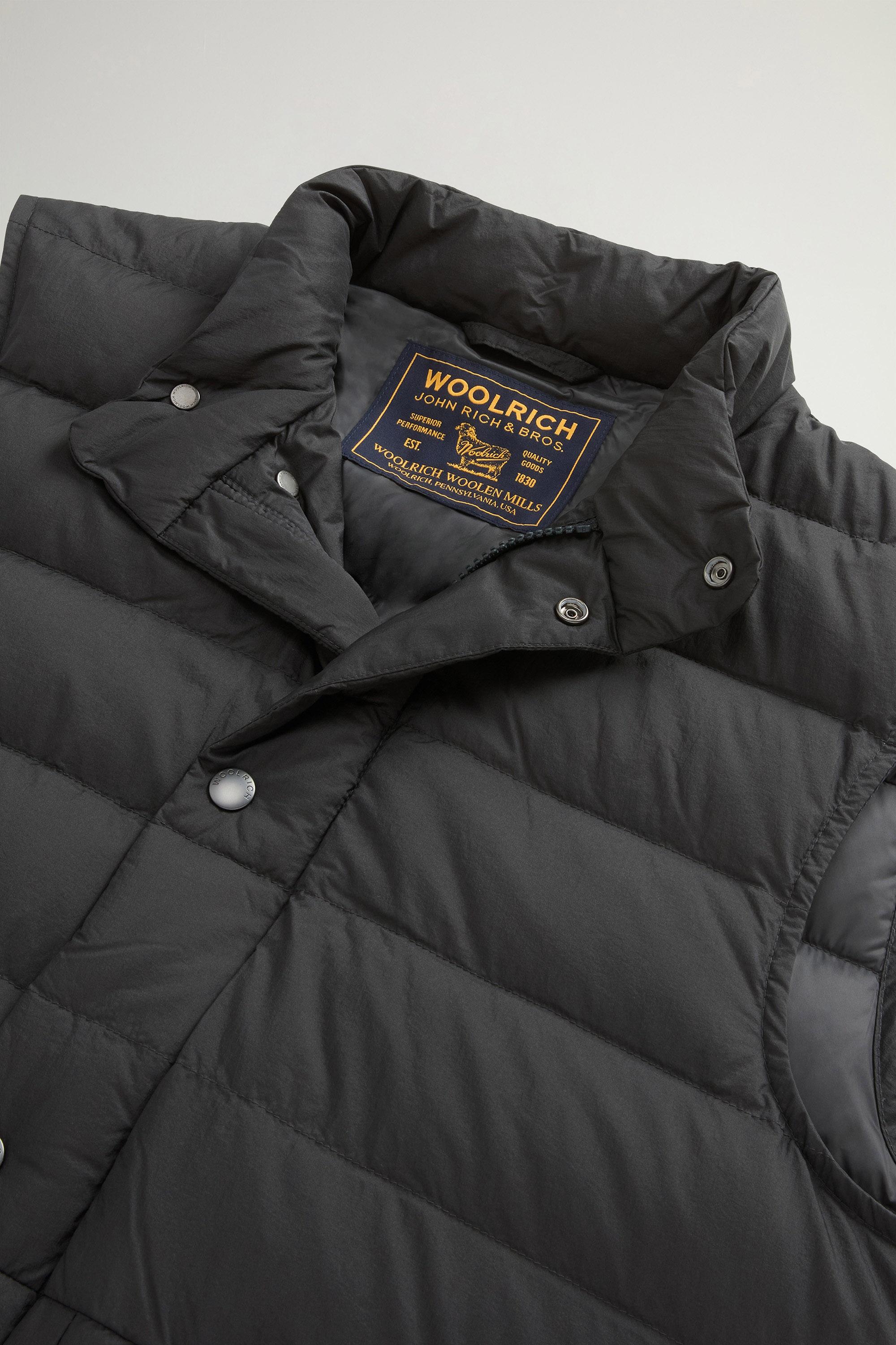 Bering Quilted Vest in Crinkle Nylon Gray photo 6 | Woolrich
