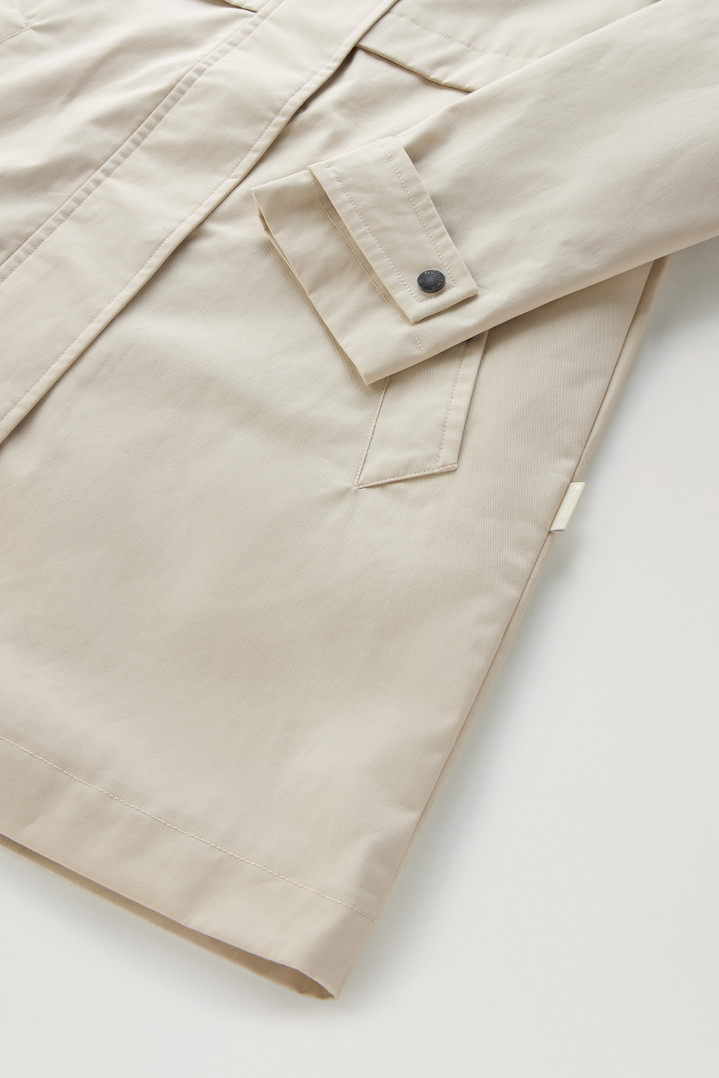 Havice Lightweight Parka in Best Cotton Beige photo 3 | Woolrich