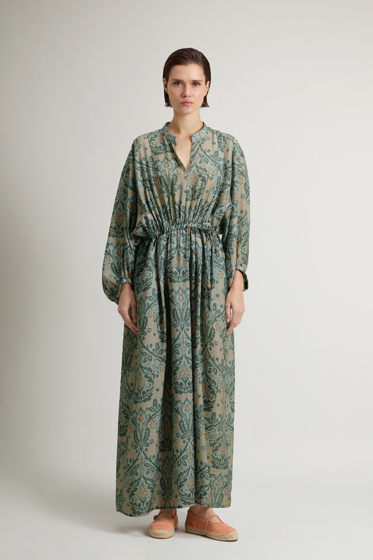 FLUID SHIRT DRESS Green photo 1 | Woolrich