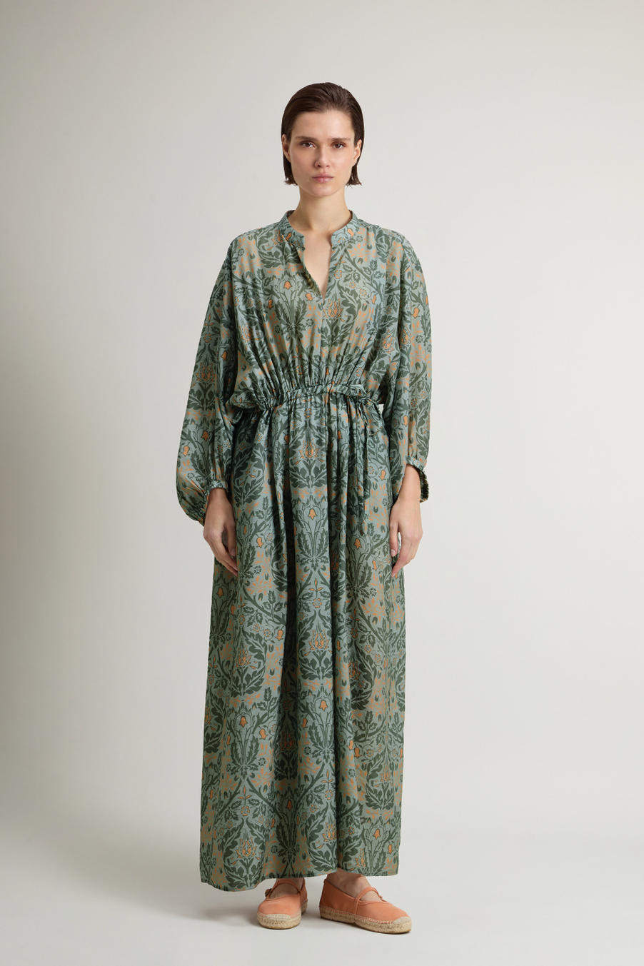 FLUID SHIRT DRESS Green photo 1 | Woolrich