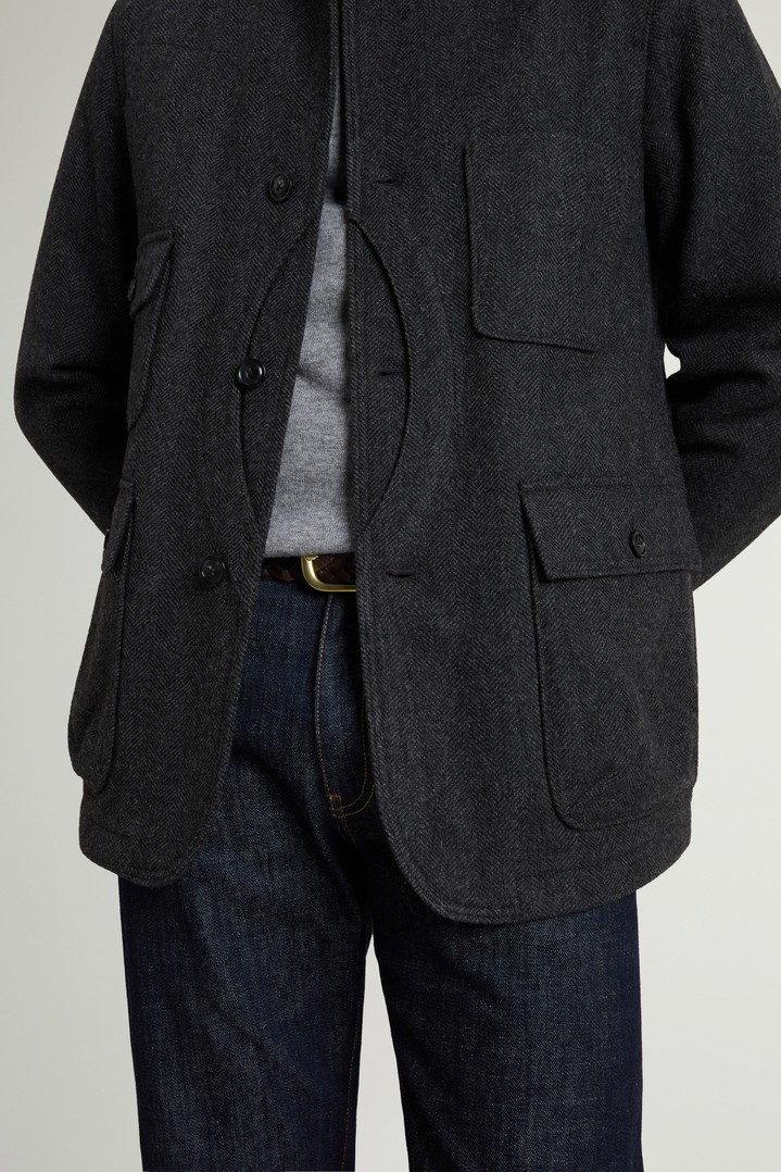 Upland Blazer in Wool Blend Gray photo 4 | Woolrich