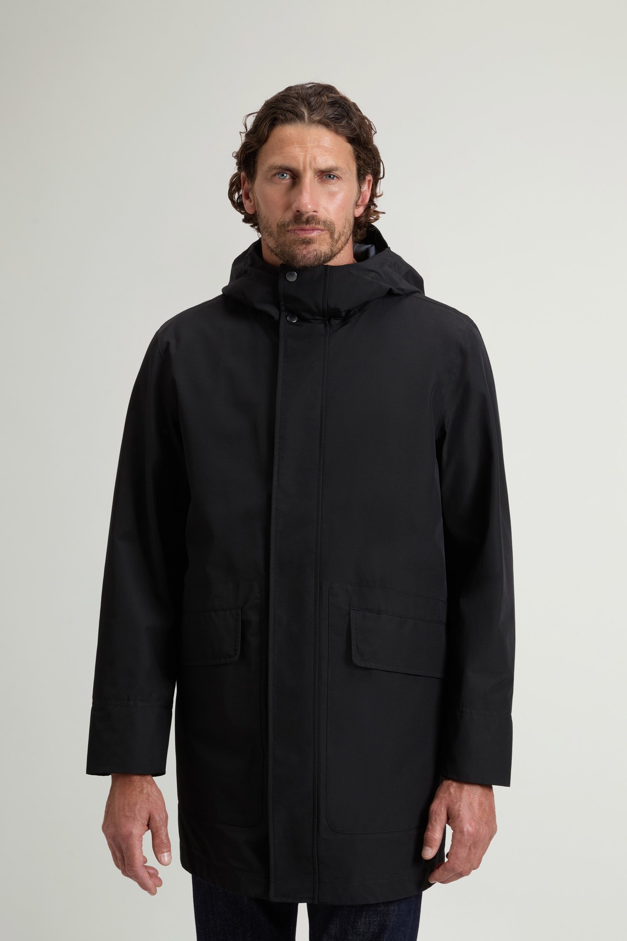 3L RAMAR OFFICER COAT 3IN2 Black photo 1 | Woolrich