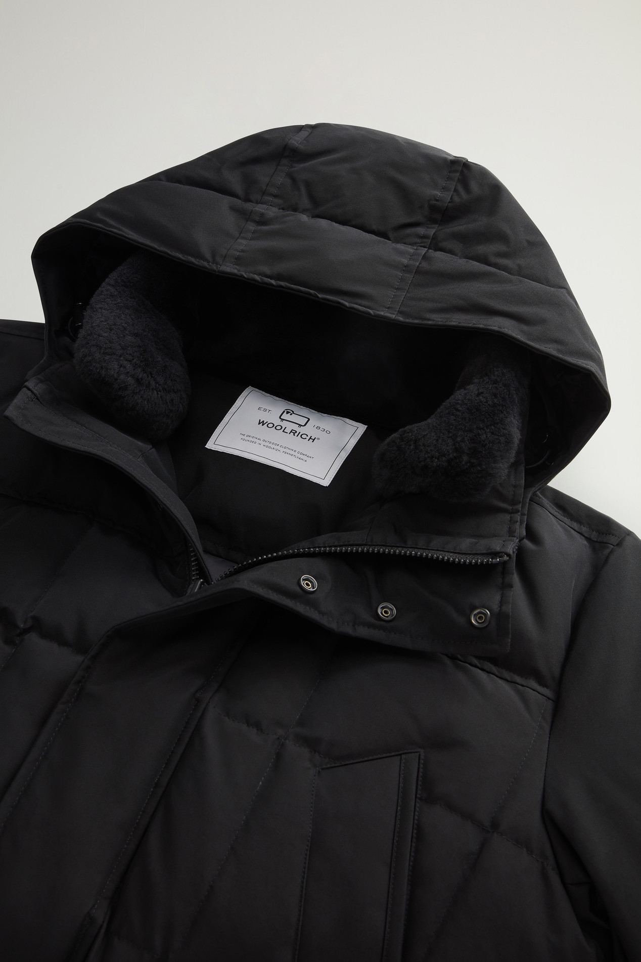 Blizzard Field Jacket Black photo 2 | Woolrich