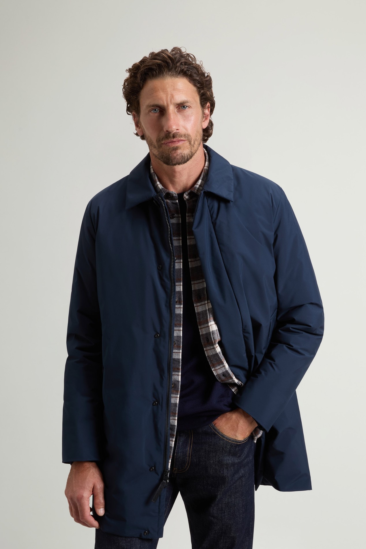 CLOUD LAMAR COAT Blue photo 4 | Woolrich